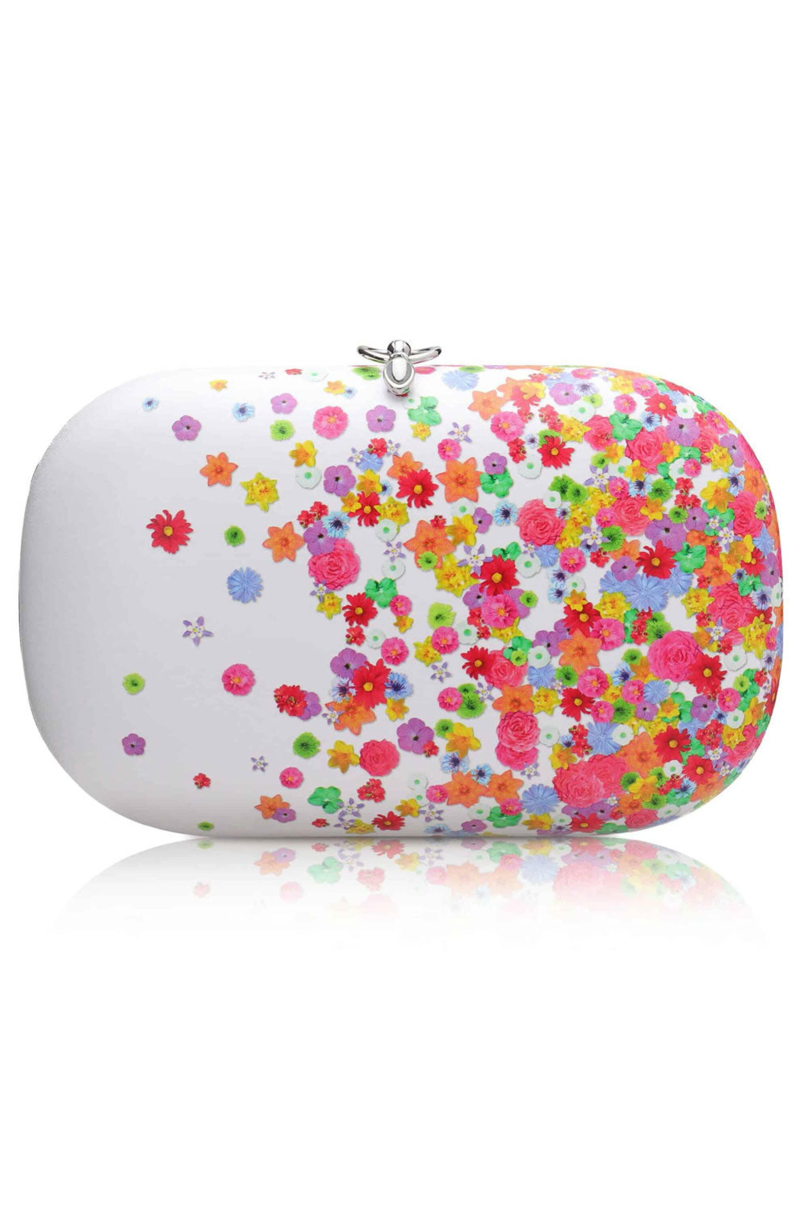 Jeffrey Levinson - Elina Plus Clutch in Wildflower Bloom