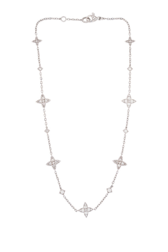 Mariani 18k White Gold Diamond Lucilla Short Necklace