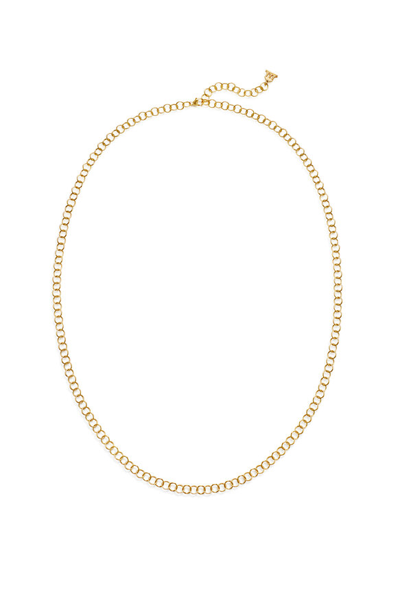 Temple St. Clair 18K Yellow Gold Round Link Chain - view 2
