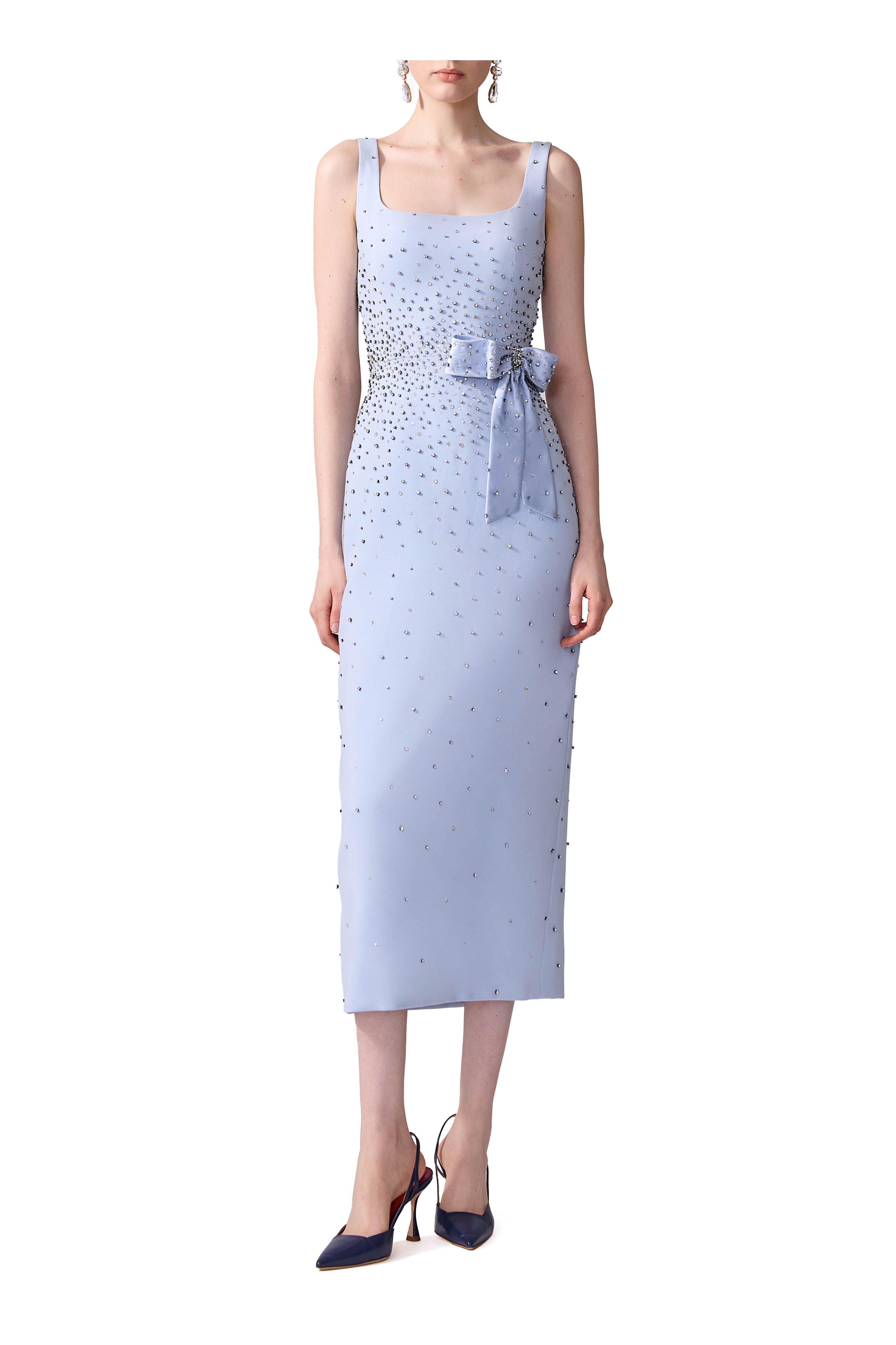 Carolina Herrera - Celestial Crystal Embellished Midi Dress
