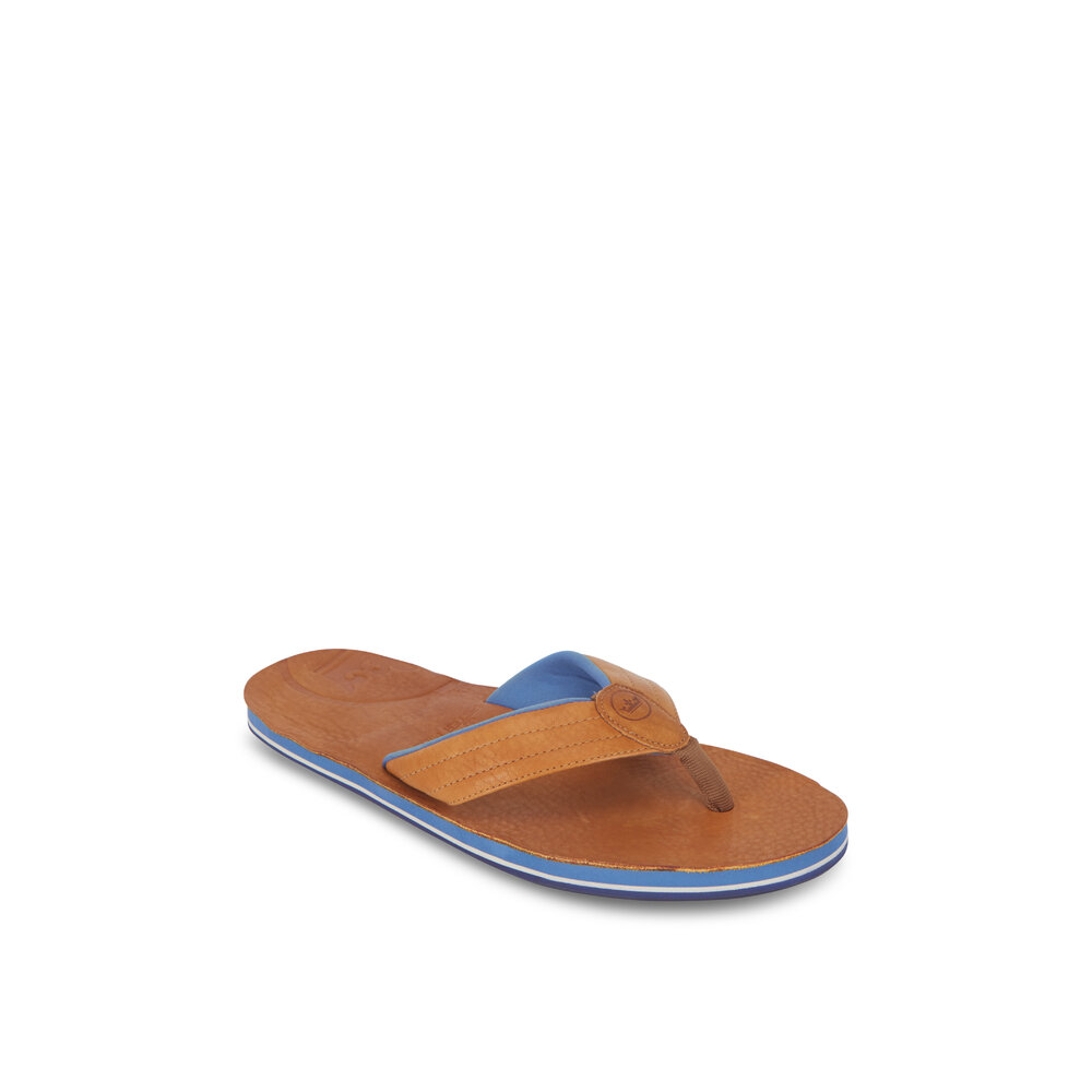 Peter Millar Limited Edition X Hari Mari Whiskey Flip Flops