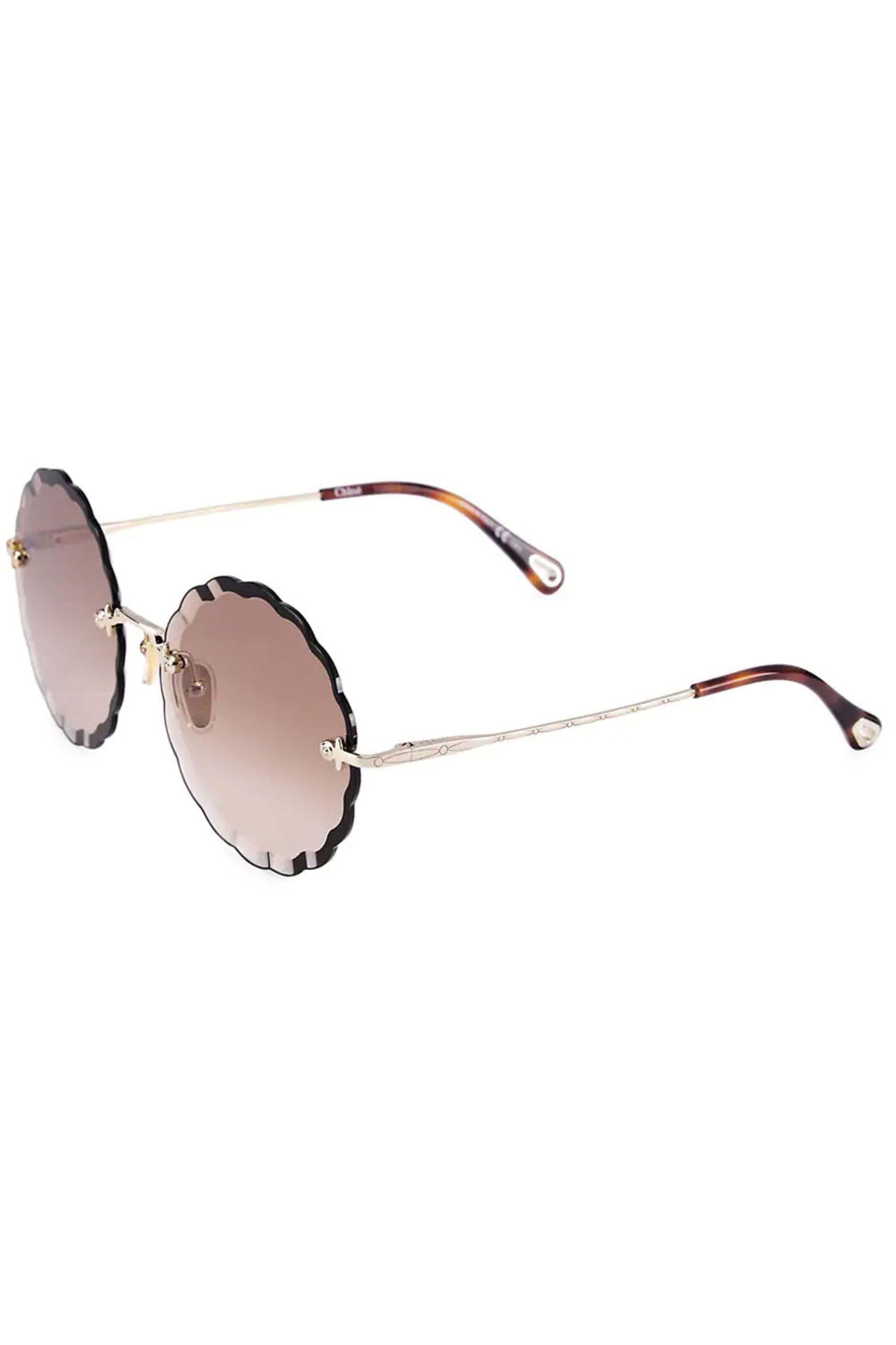 Chloé - Rosie Round Sunglasses in Metal