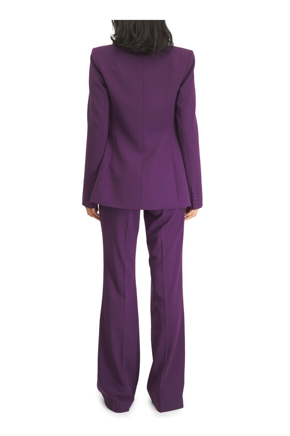 Michael Kors Collection Amethyst Tailored Single-Button Blazer - view 4