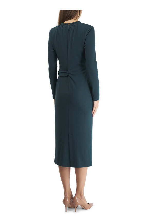 Giorgio Armani - Jade Keyhole Milano Jersey Midi Dress 