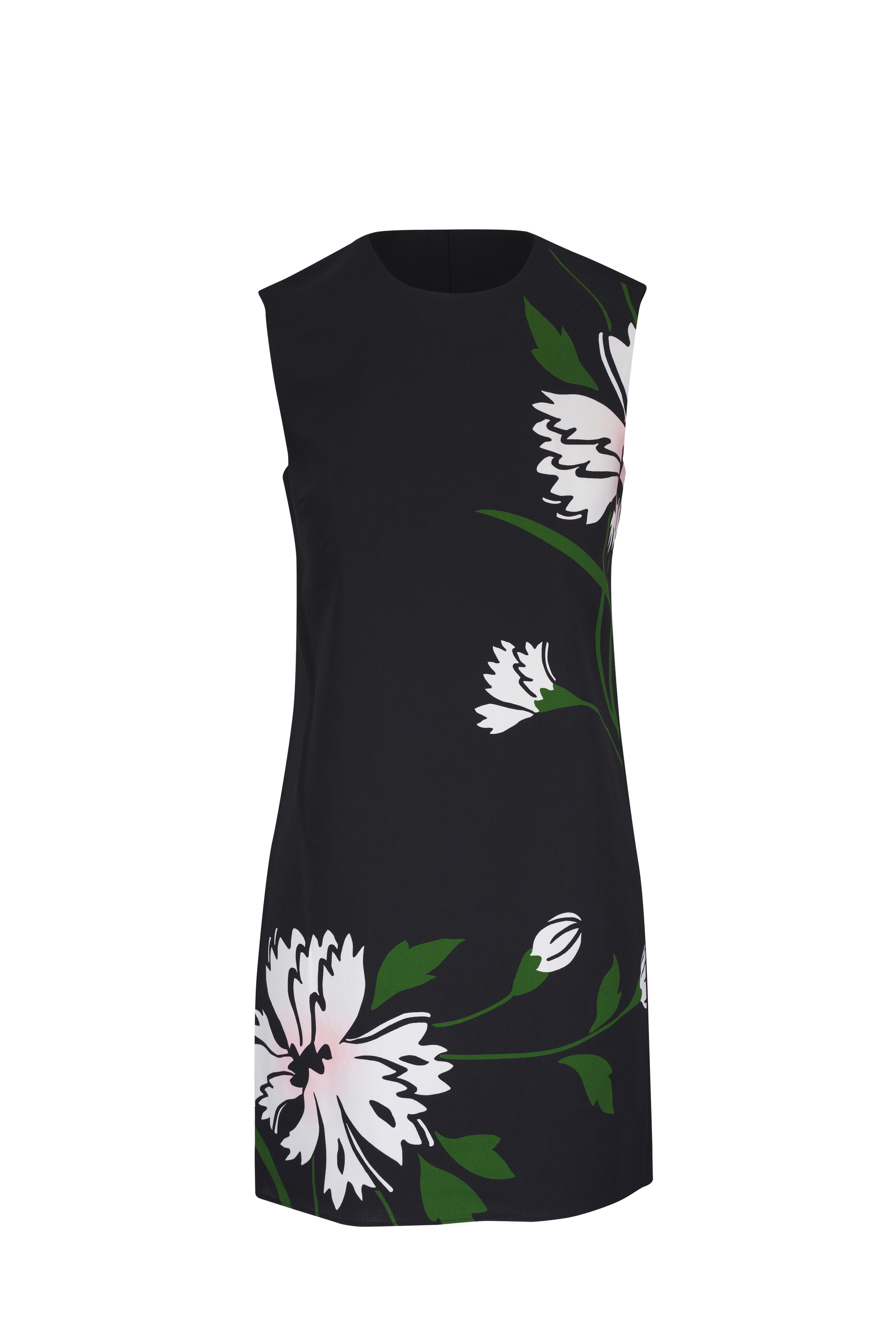 Veronica Beard - Cromwell Black Multi Floral Print Shift Dress Veronica Beard - Cromwell Black Multi Floral Print Shift Dress