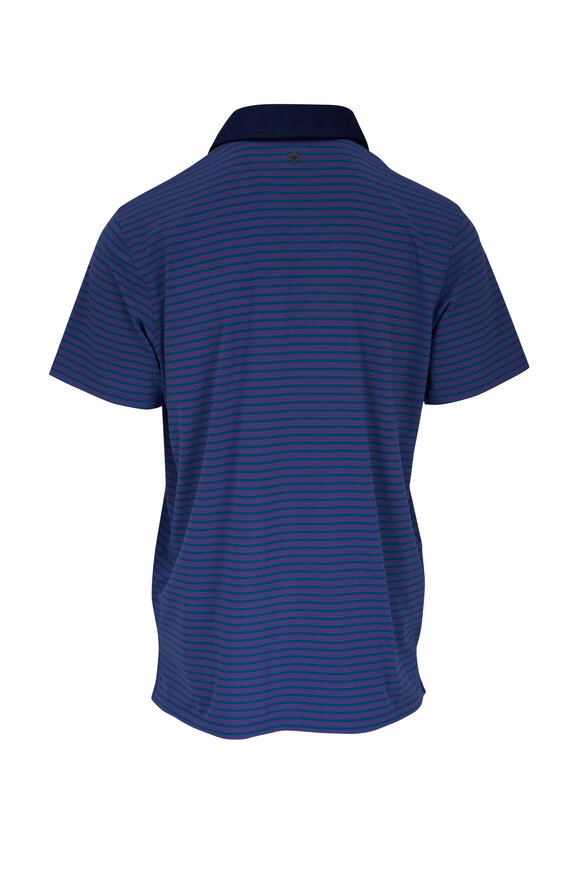 Greyson - Natchez Navy Striped Polo