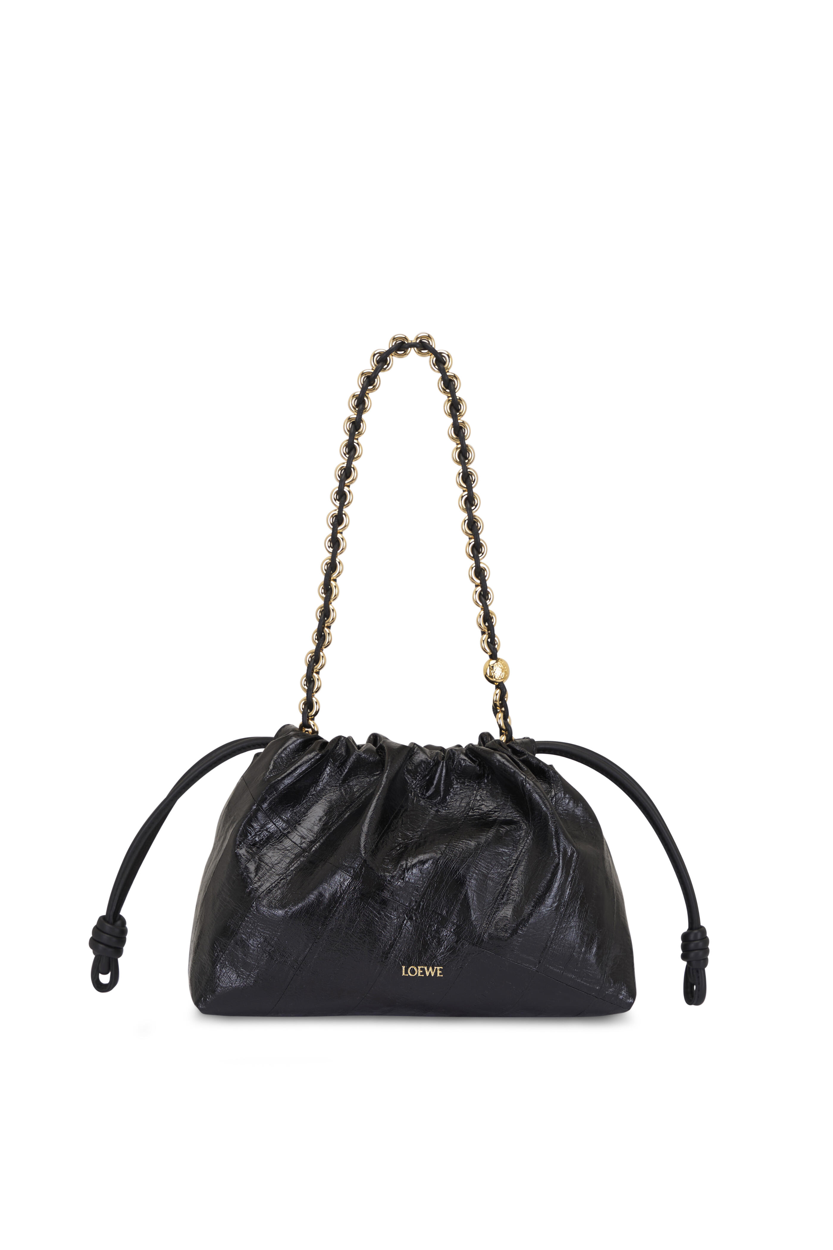 Loewe - Medium Flamenco Black Bag