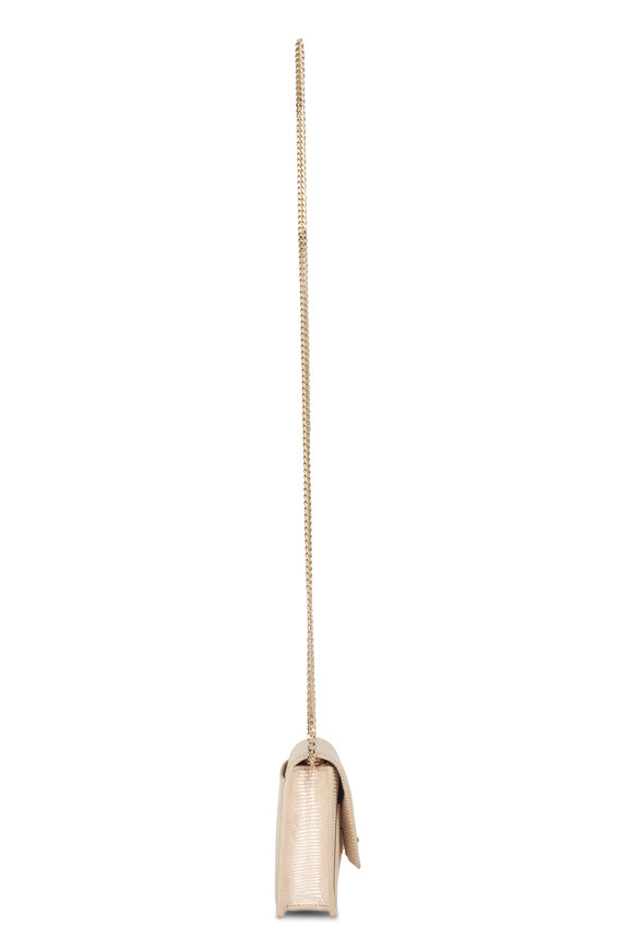 Akris Anouk Stucco Metallic Envelope Clutch - view 3