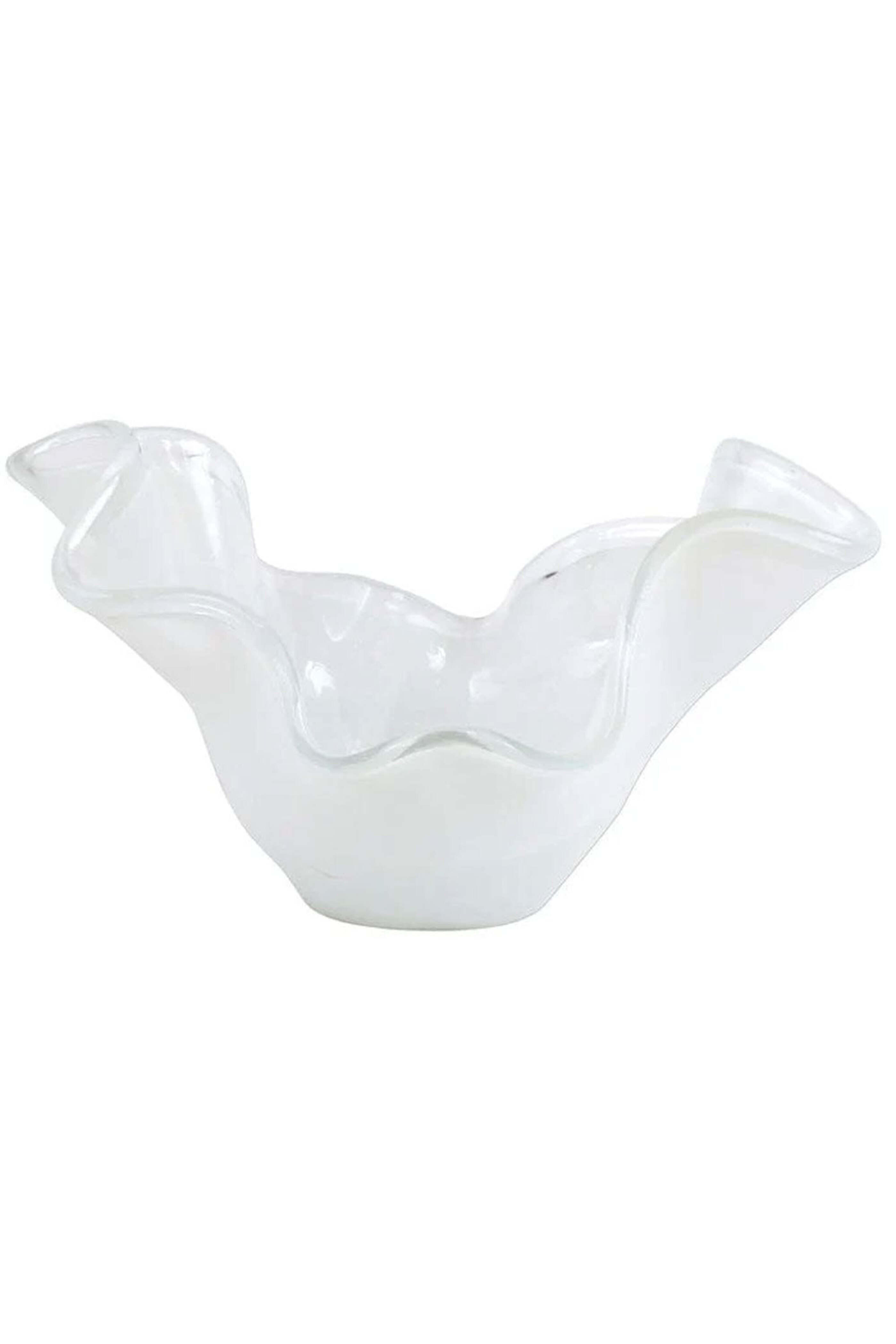 Vietri - White Glass Medium Bowl