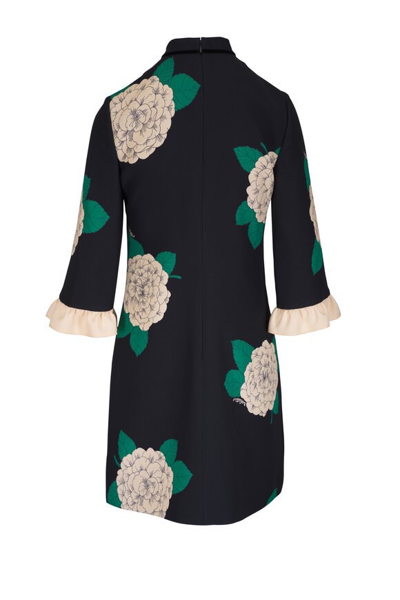 Valentino Apres L'hiver Macro Ortensia Mini Dress - view 4