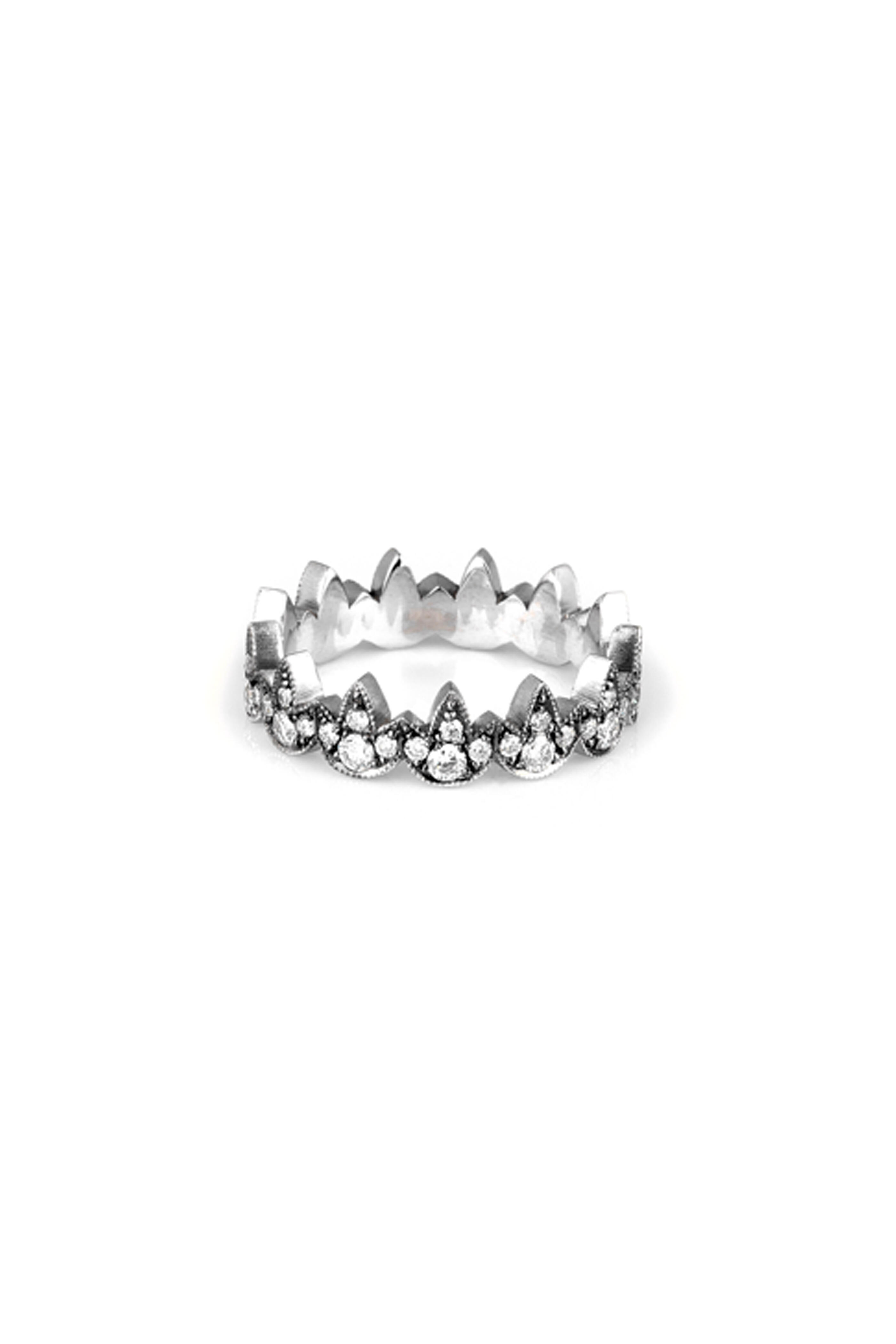 Sylva & Cie - Diamond Lotus Band - view 1