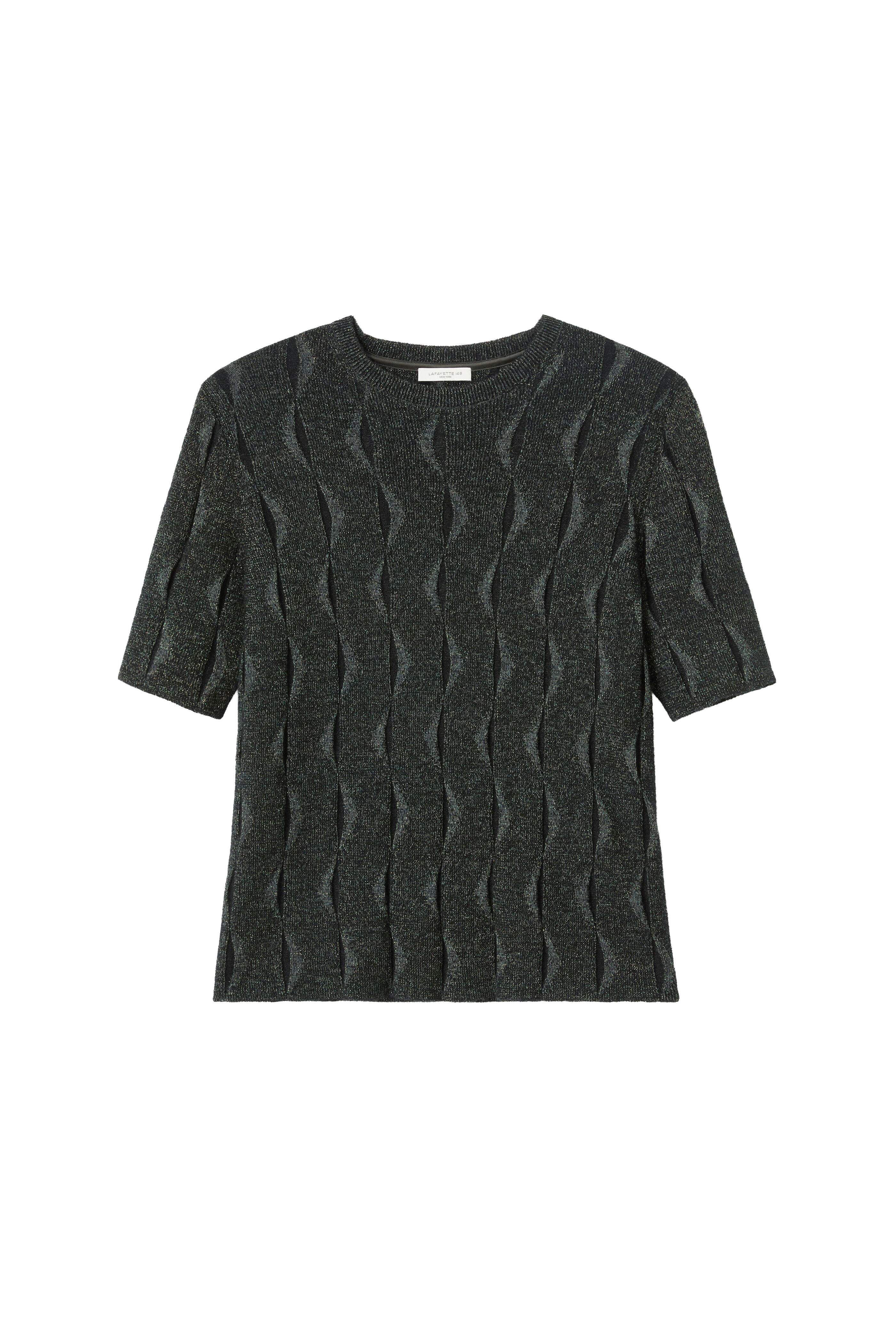 Lafayette 148 New York - Black Multicolor Iridescent Sweater