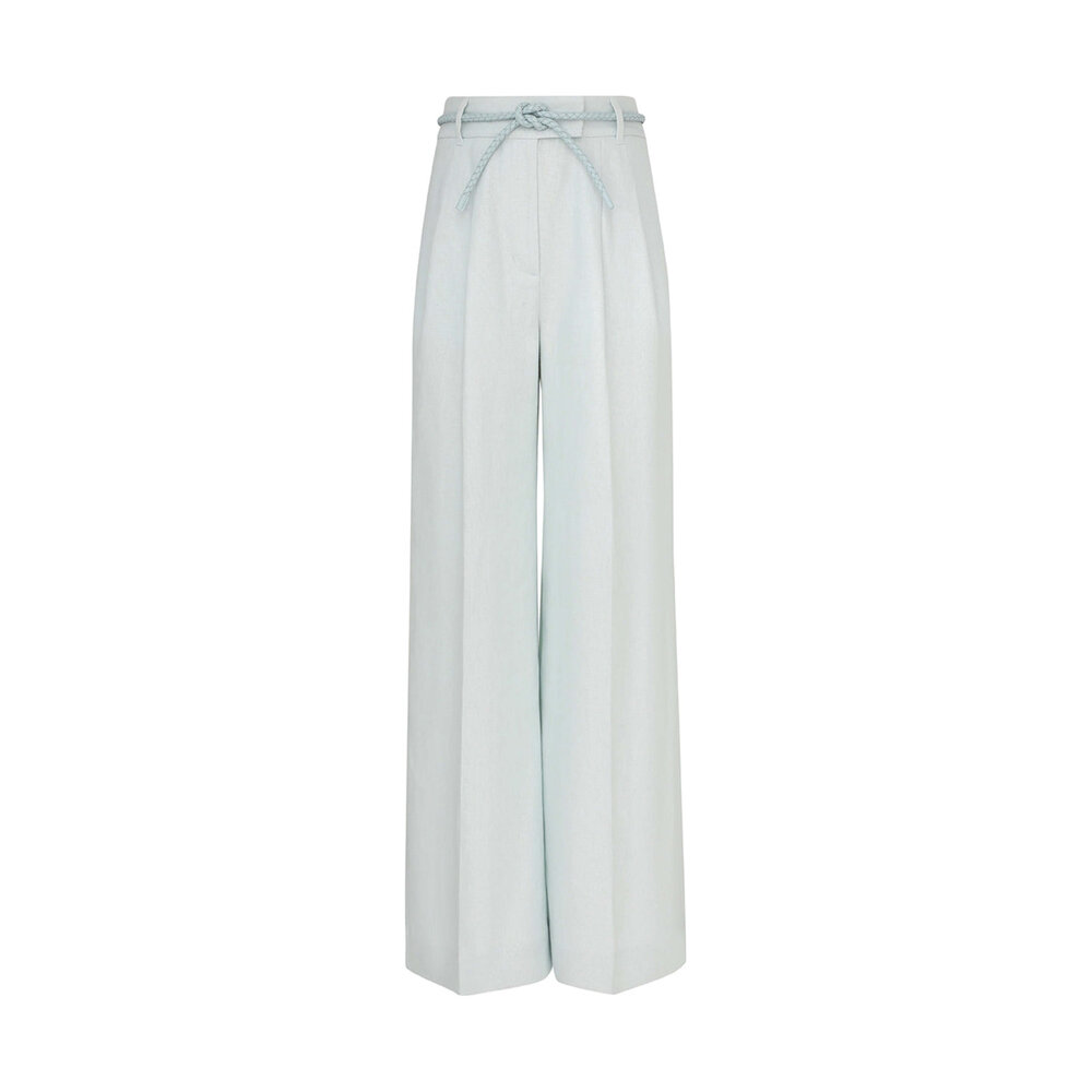 Zimmermann - Mint Natura Linen Wide Leg Pant | Mitchell Stores