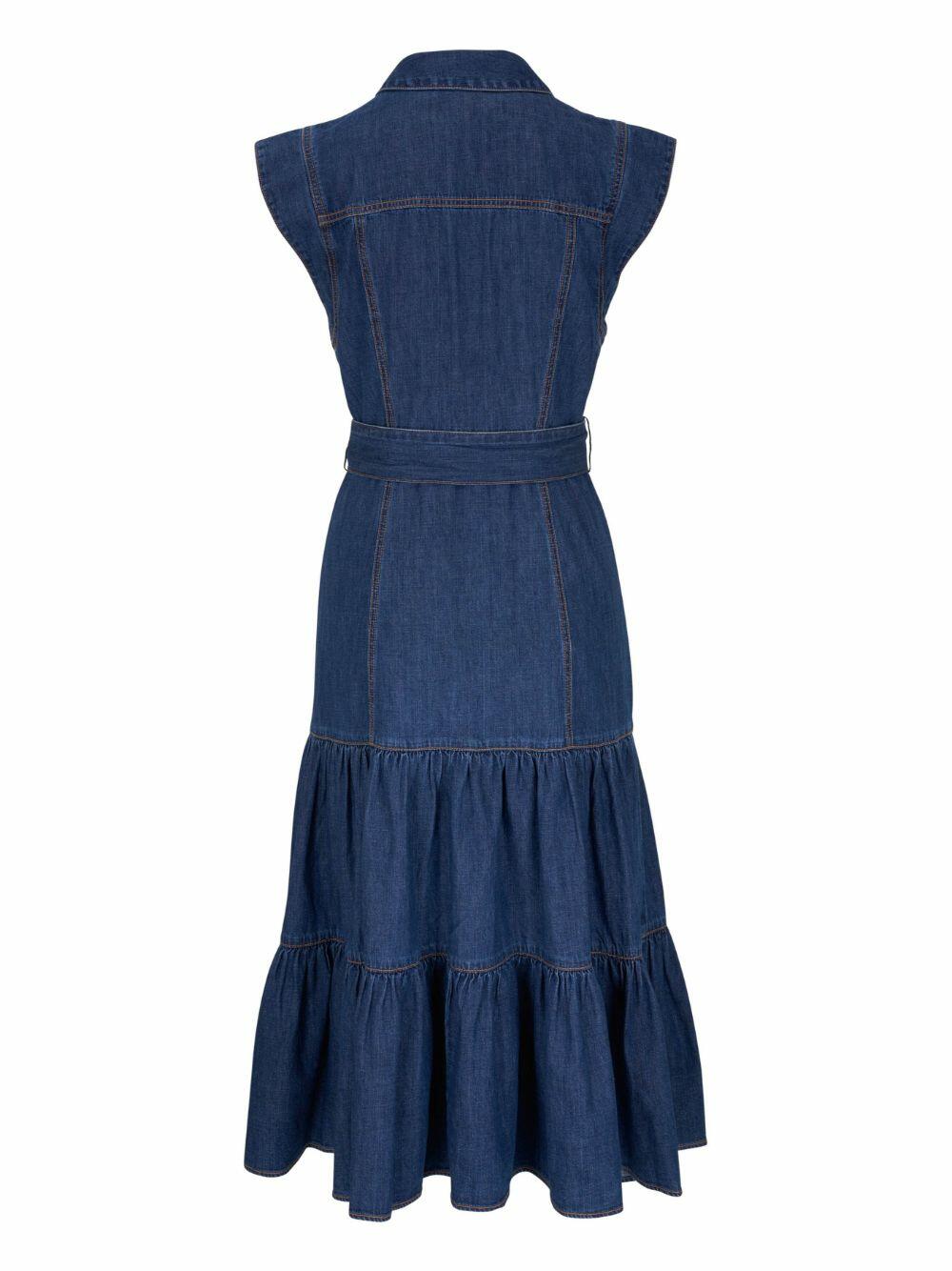 Veronica Beard - Arnetta Cornflower Blue Denim Dress