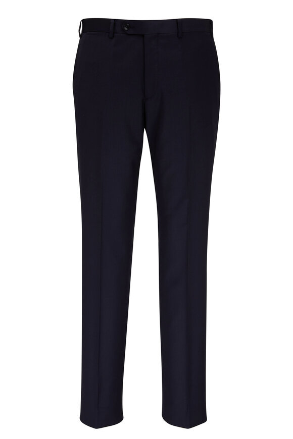 Atelier Munro - Solid Navy Stretch Wool Suit