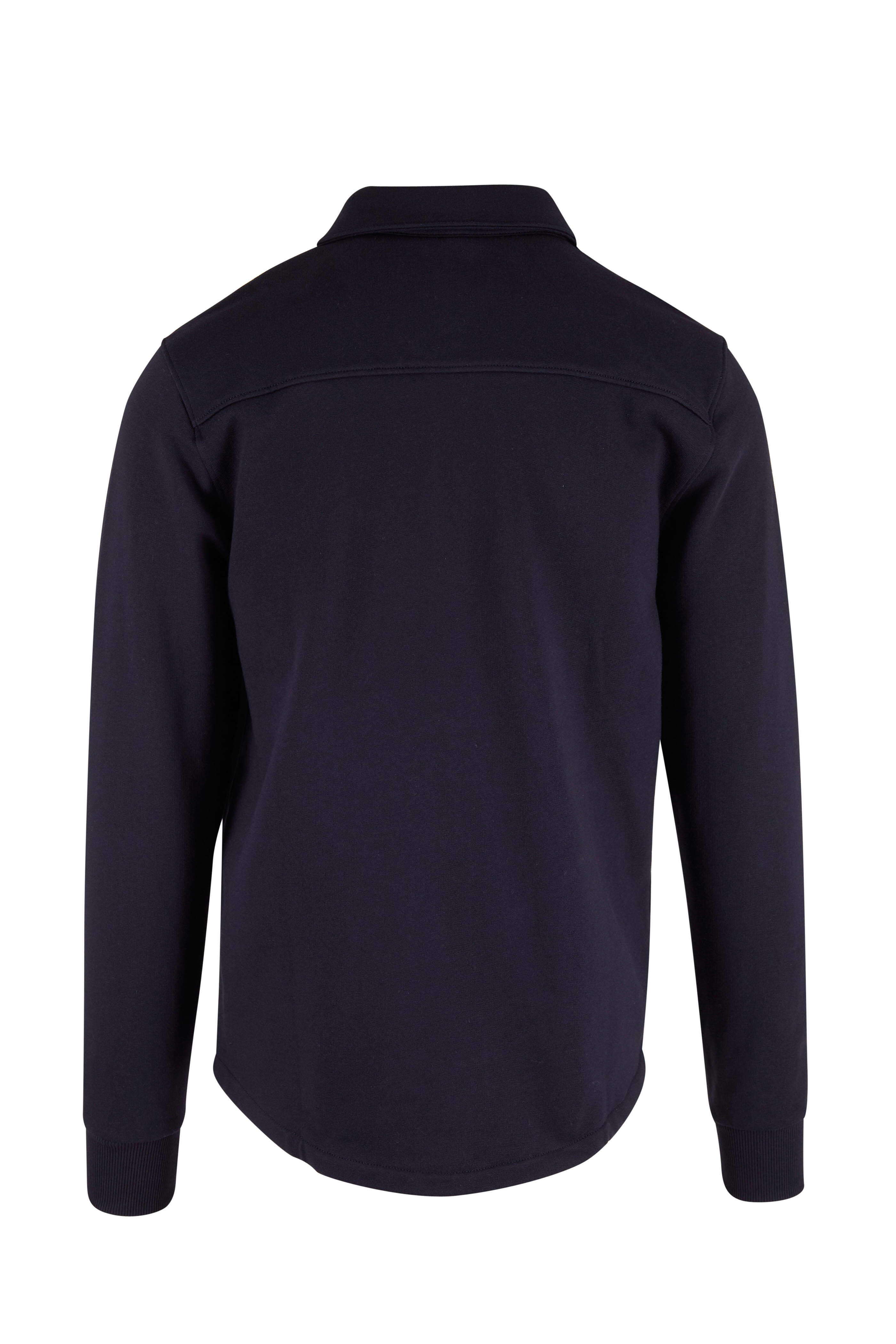 WAHTS - Patton Dark Navy Sweatshirt Jacket