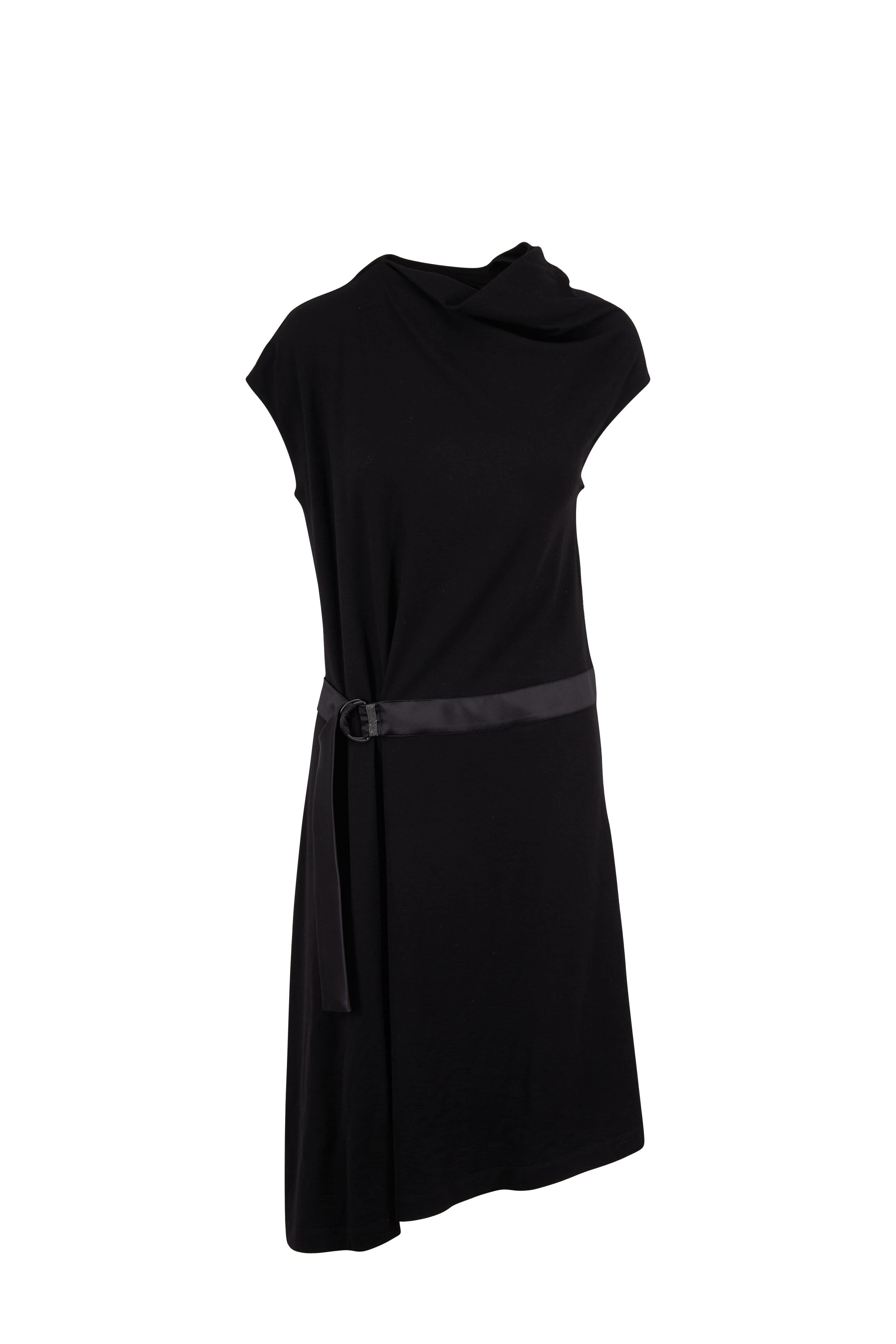 Brunello Cucinelli Wool Dress in Black