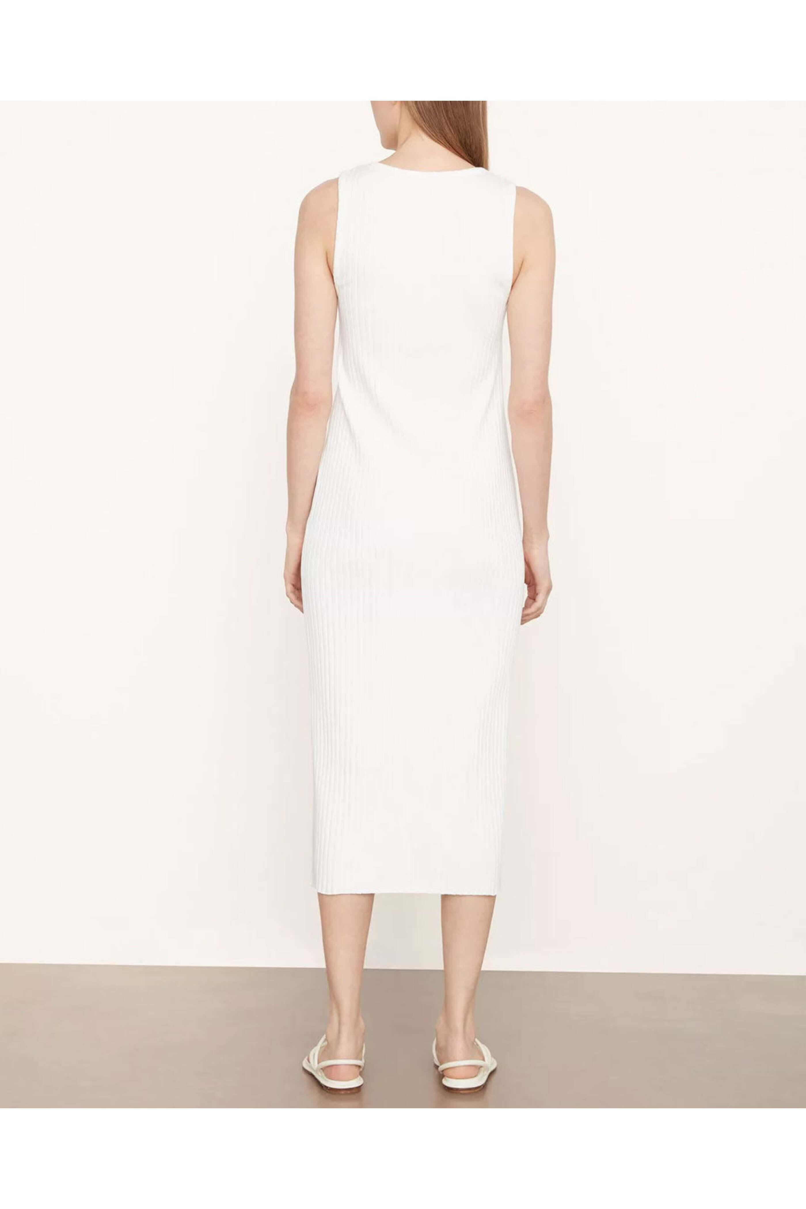 vince rib scoop neck dress Vince Rib Scoop Neck Dress