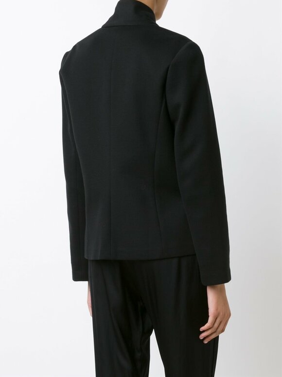 Peter Cohen - Black Cotton Double-Zip Jacket