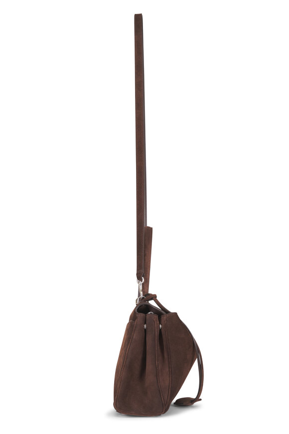 Balenciaga Small Rodeo Espresso Suede Top Handle Bag - view 3