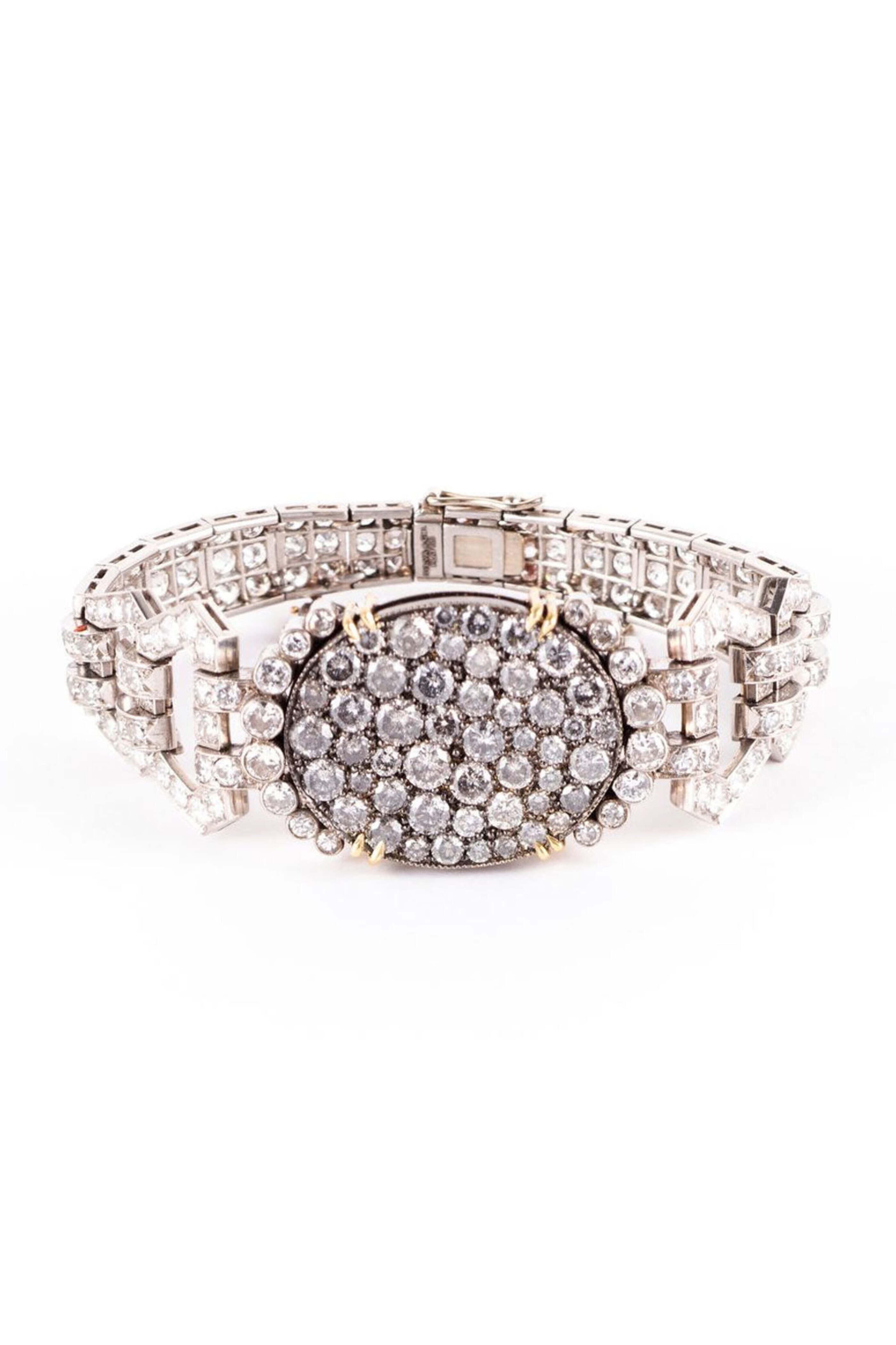 Sylva & Cie - Diamond Vintage Art Deco Bracelet