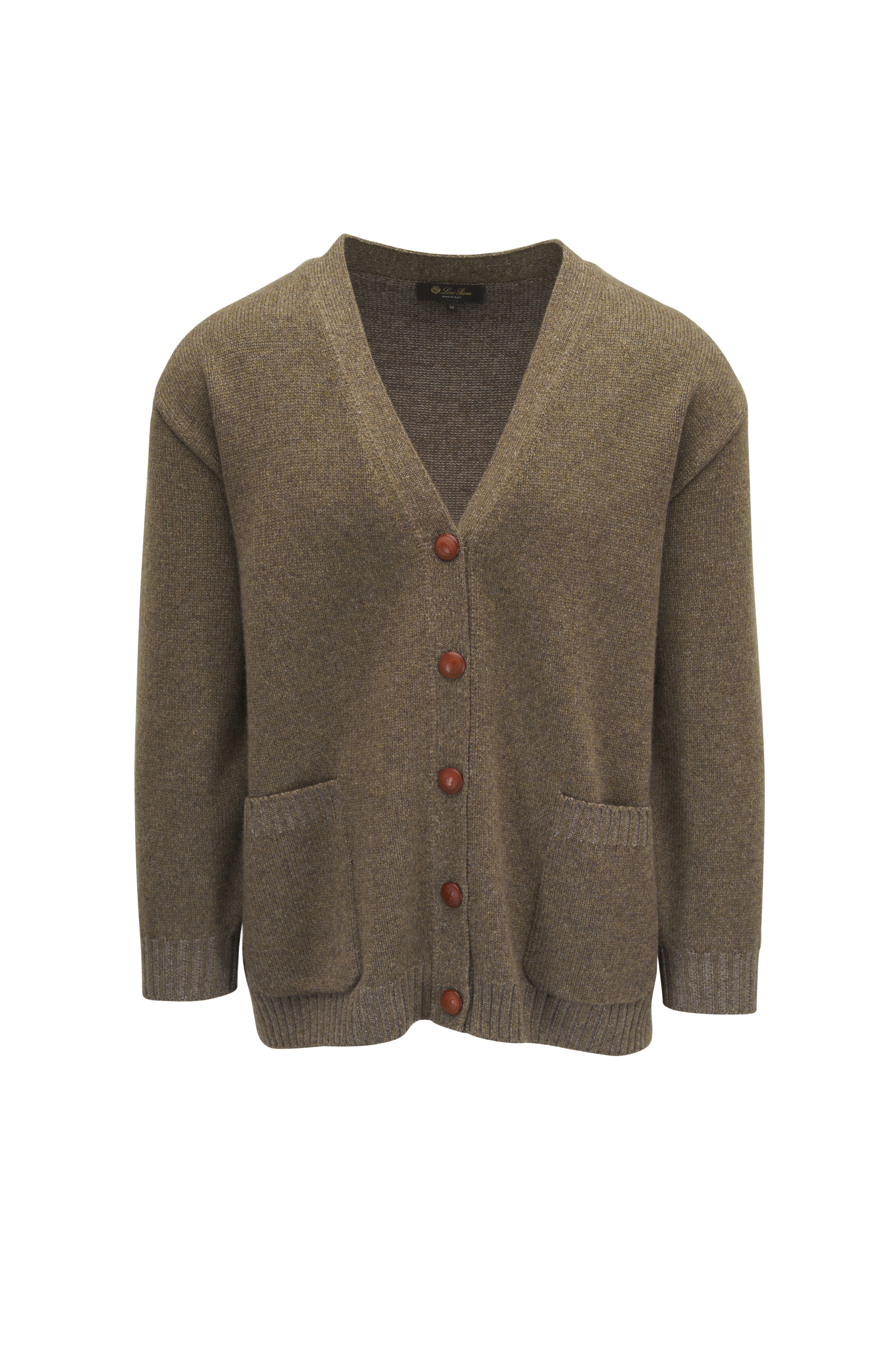 loro piana カーディガン Classic Cardigan Baby Cashmere Natural Melange | Loro Piana US