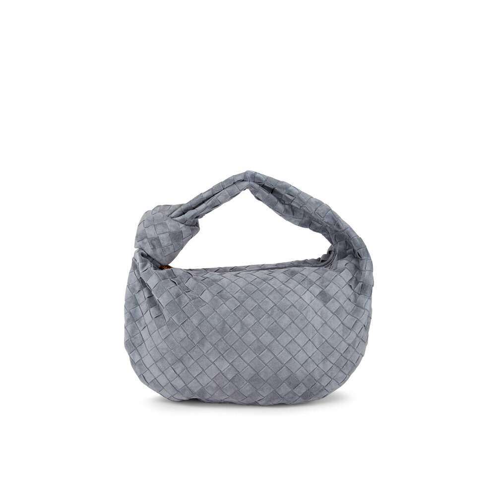【BOTTEGA VENETA/ボッテガヴェネタ】Teen Jodi Tote Bag Jodie Teen Tote aus Intrecciato-Veloursleder mit Knoten