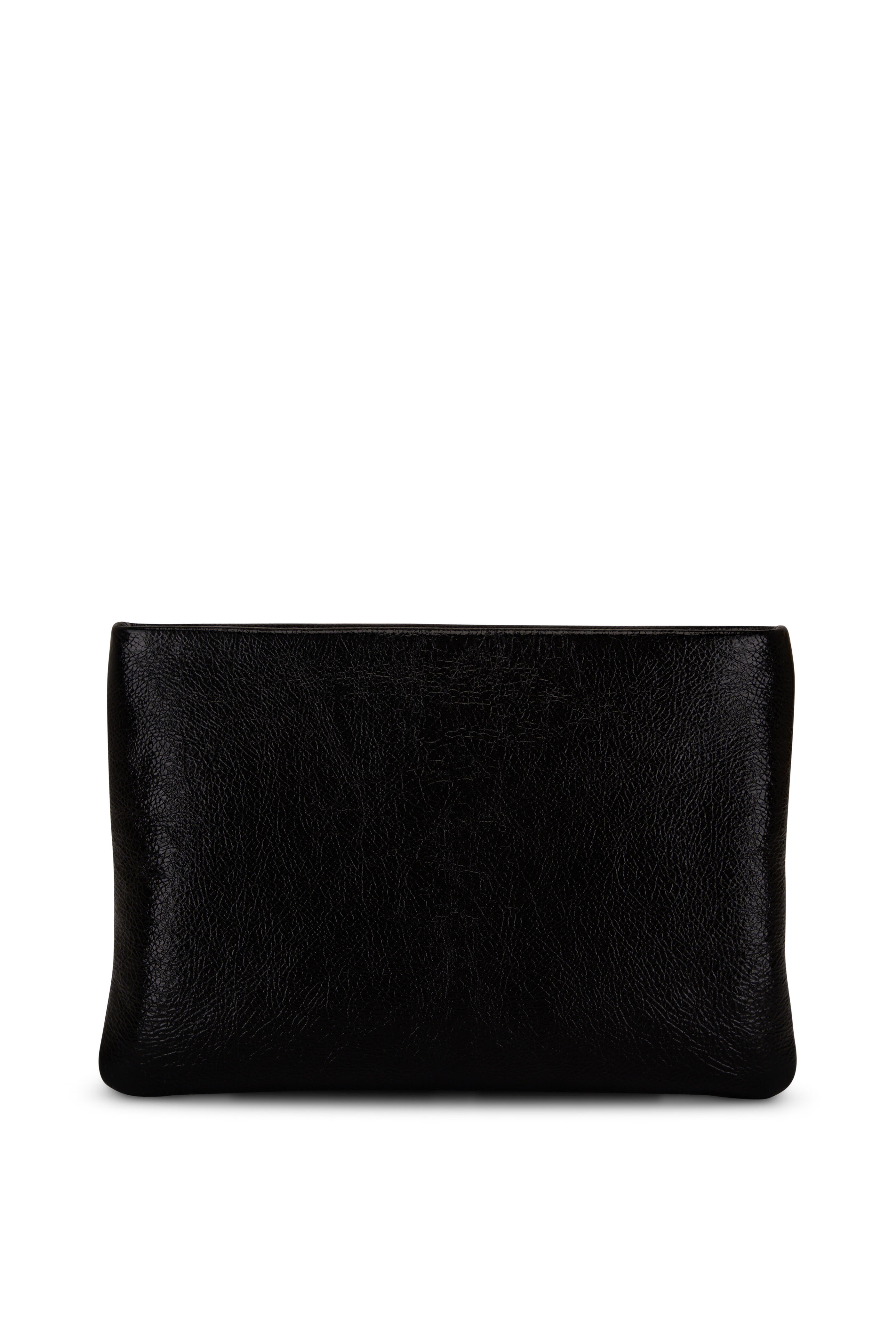 Saint Laurent - Pouch Pillow Black Leather Bag