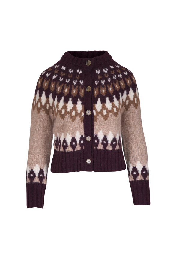 R13 - Faded Leopard Long Cardigan | Mitchell Stores