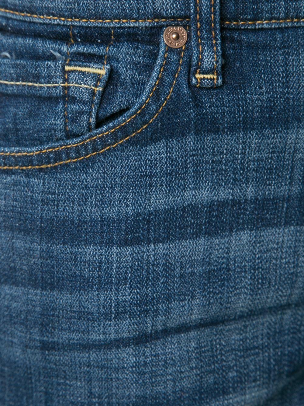 7 For All Mankind - Relaxed Mid Roll-Up Shorts