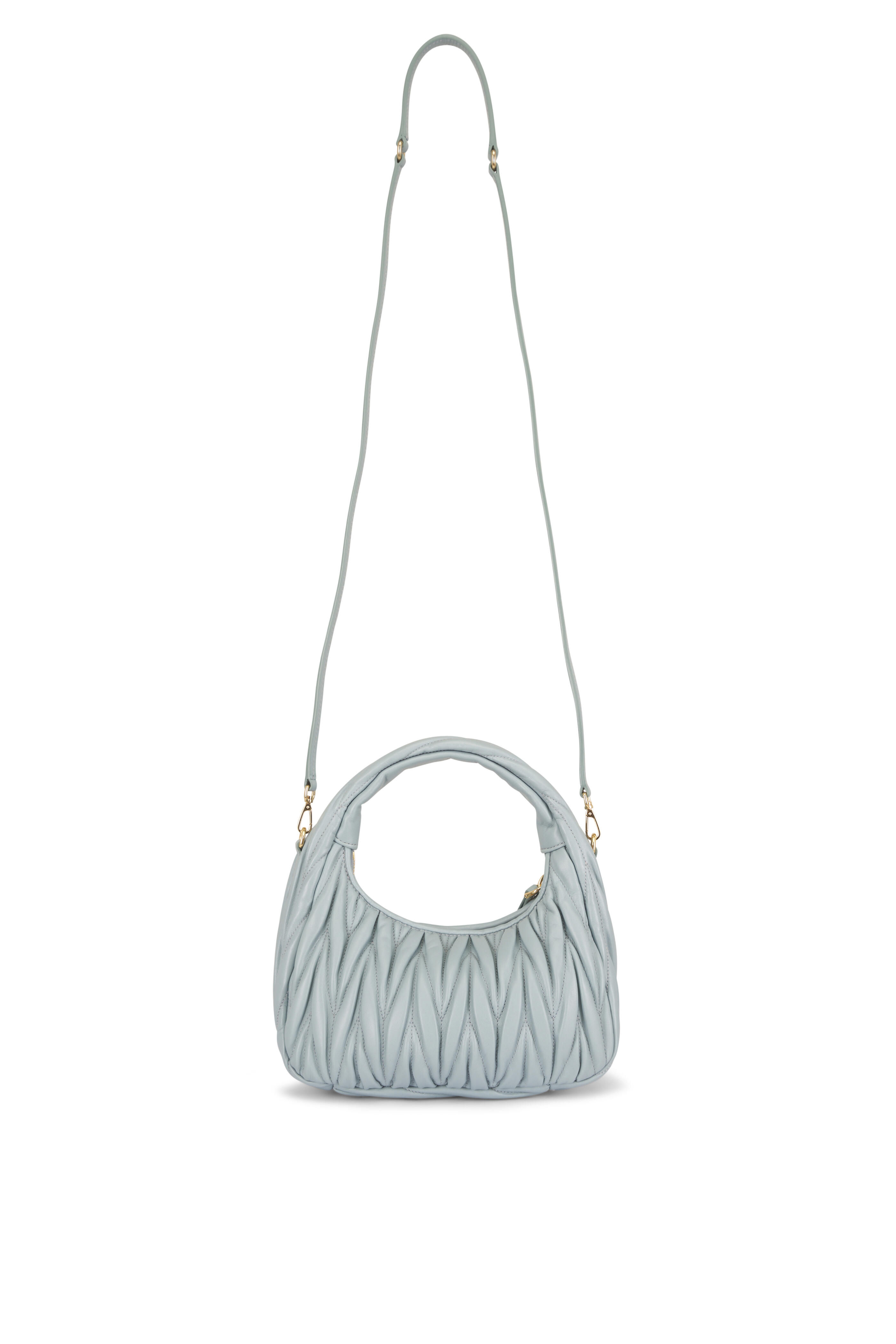 Miu Miu - Small Wander Quilted Leather Crossbody - view 4