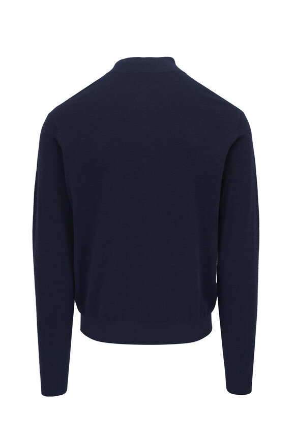 Peter Millar - Excursionist Flex Navy Blue Full-Zip Sweater