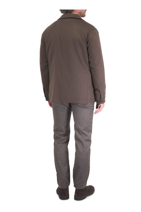 Atelier Munro Brown Wool Overshirt - view 3