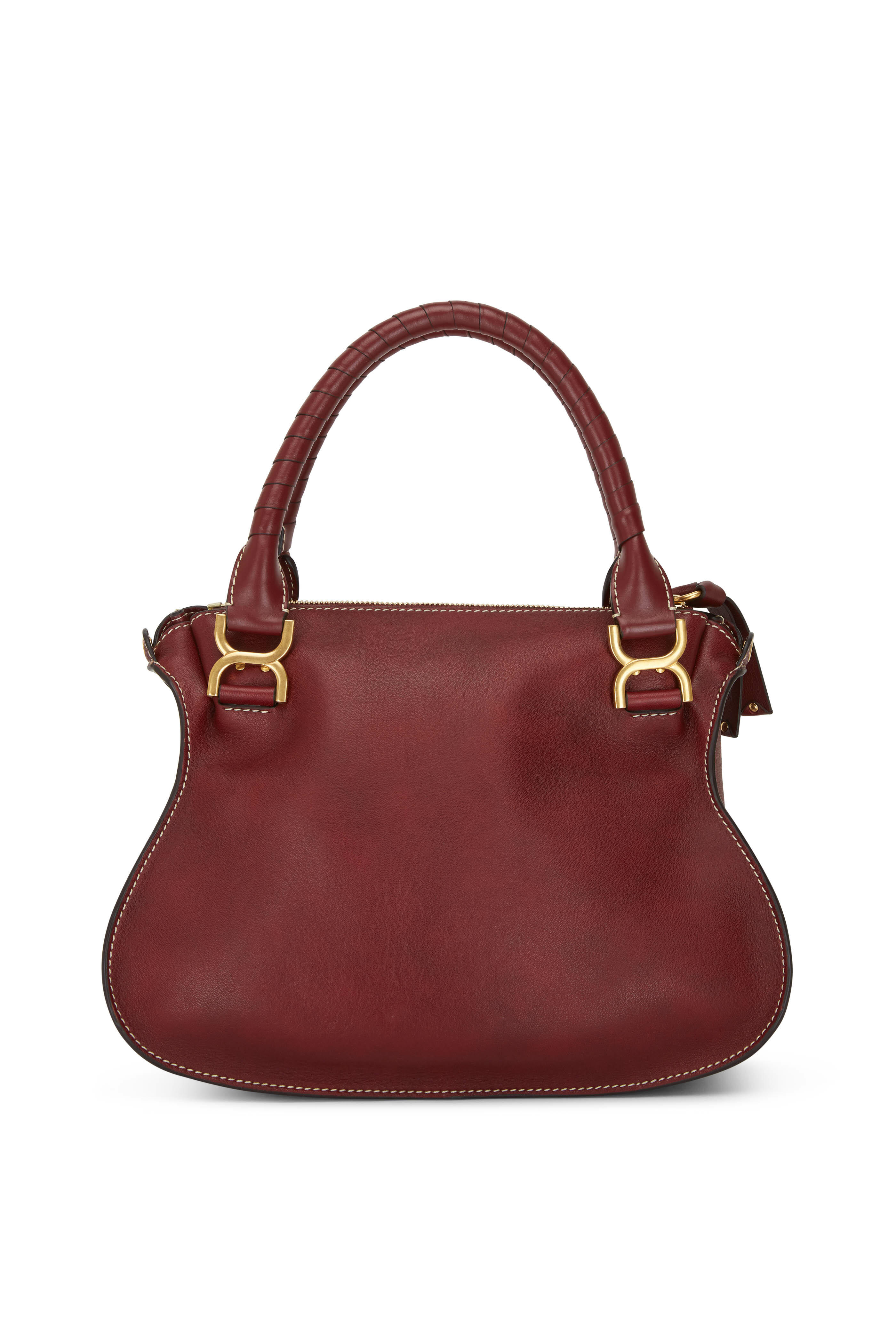 Chloé - Marcie Stormy Red Leather Shoulder Bag
