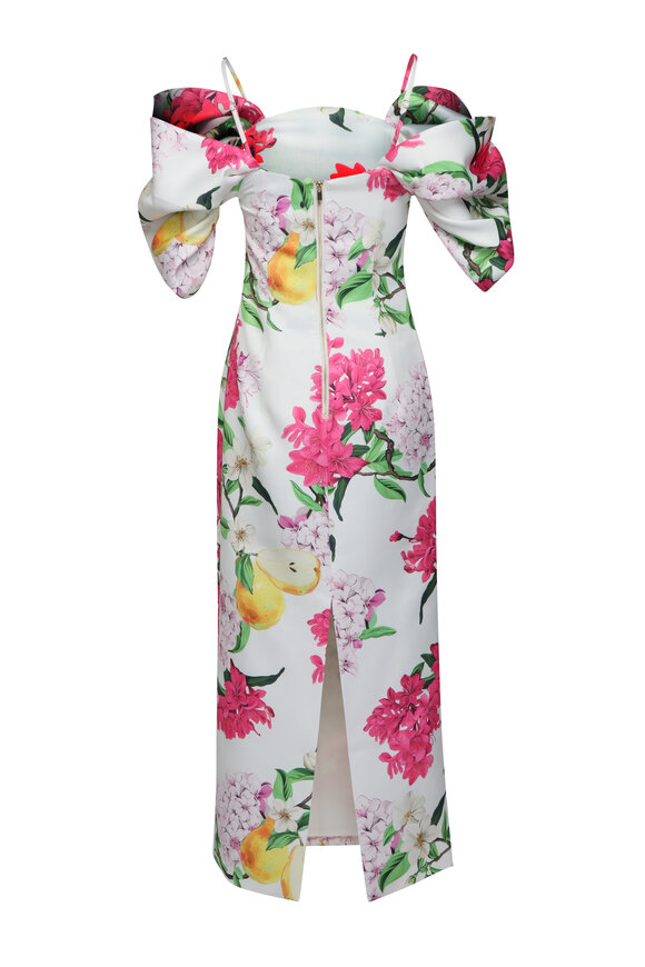 Leo Lin Arabella Floral Pear Print Maxi Dress - view 2