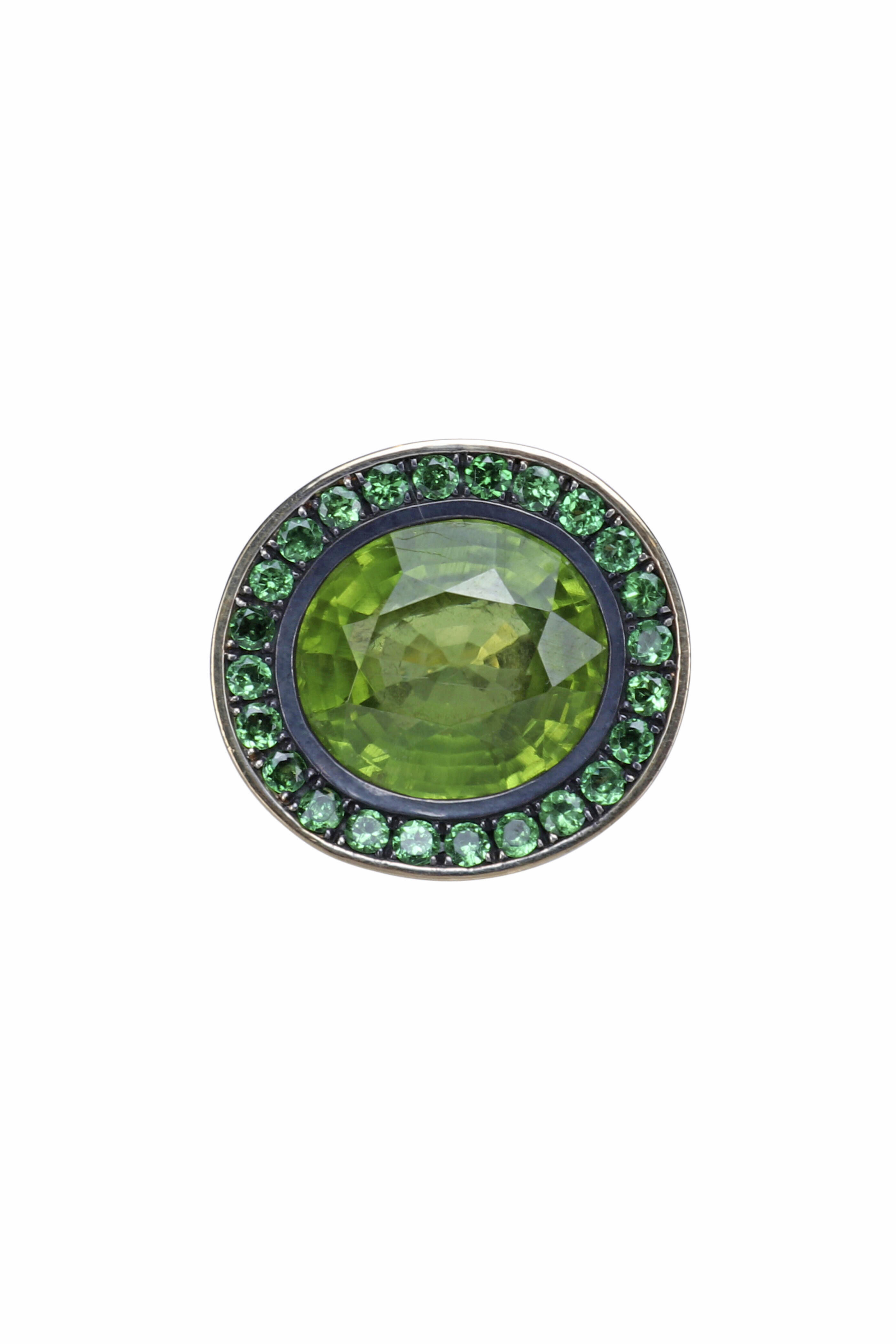 Ray Griffiths - Tsavorite & Peridot Cocktail Ring