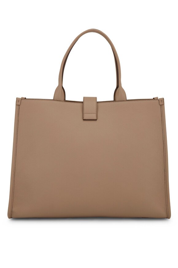 Tom Ford - Tara Taupe Grain Leather Large Tote