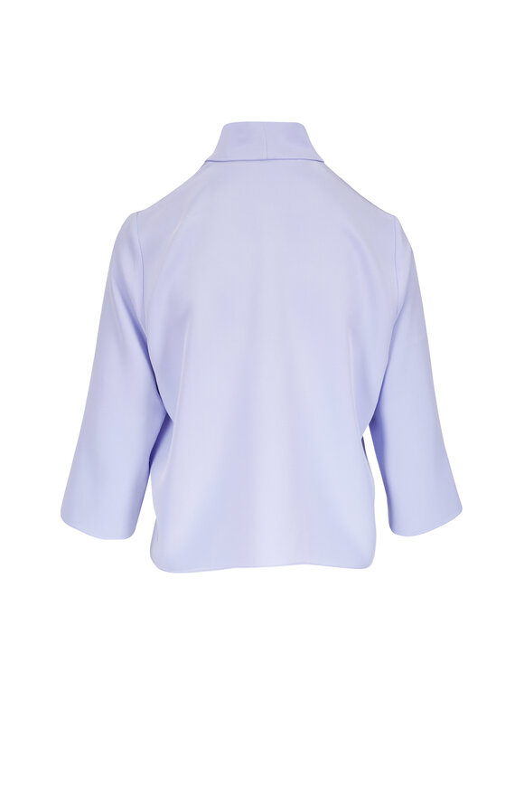 Peter Cohen Frolic Chambray 4-Ply Silk Top - view 2