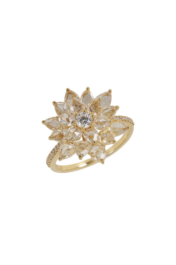 Kai Linz Lotus Diamond Ring