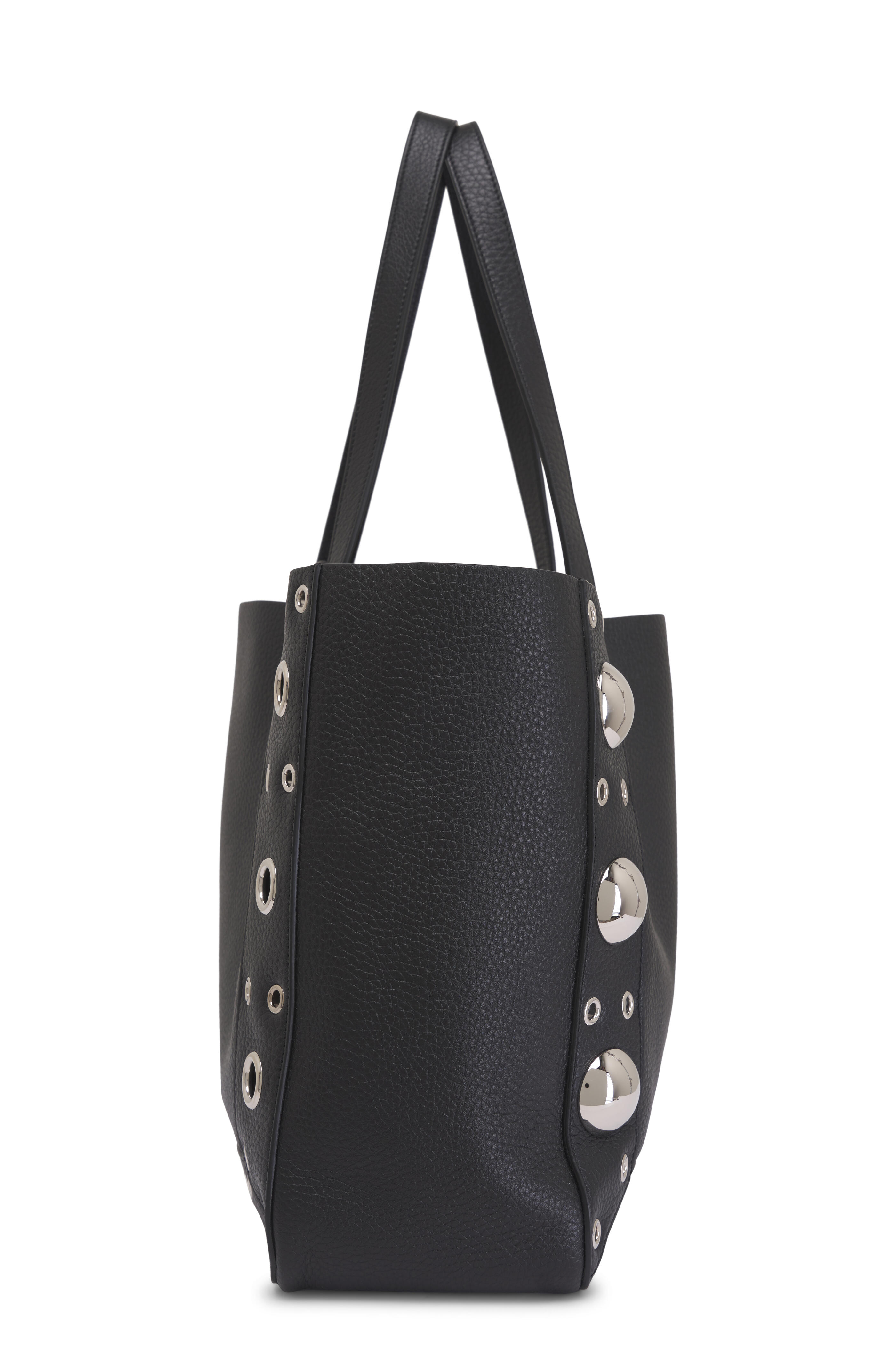 Valentino Garavani - Medium Nellcôte Black Grainy Leather