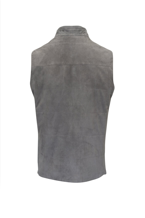 Maurizio Baldassari - Gray Suede Vest