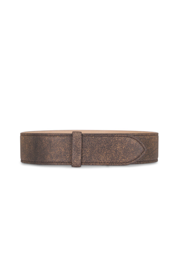 Khaite Theo Dark Brown Waist Belt - view 1