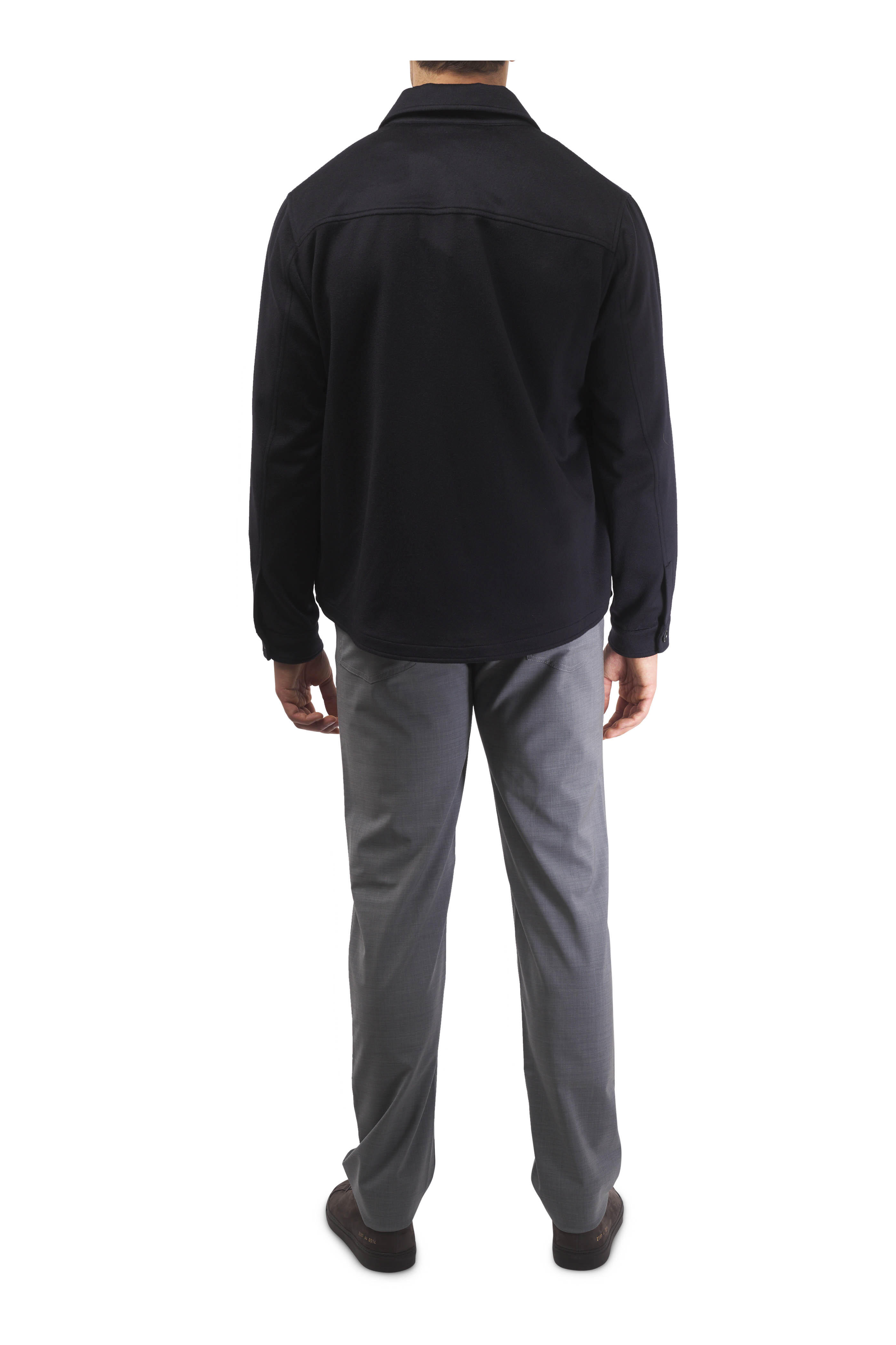 Maurizio Baldassari - Light Gray Wool Five Pocket Pant