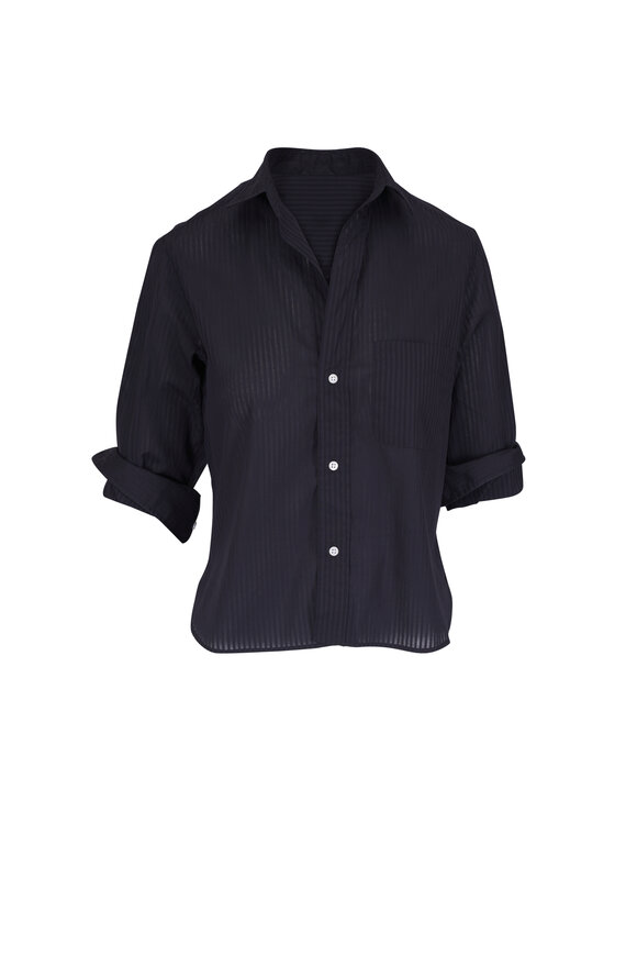 Frank & Eileen Untuckable Black Button Down Shirt