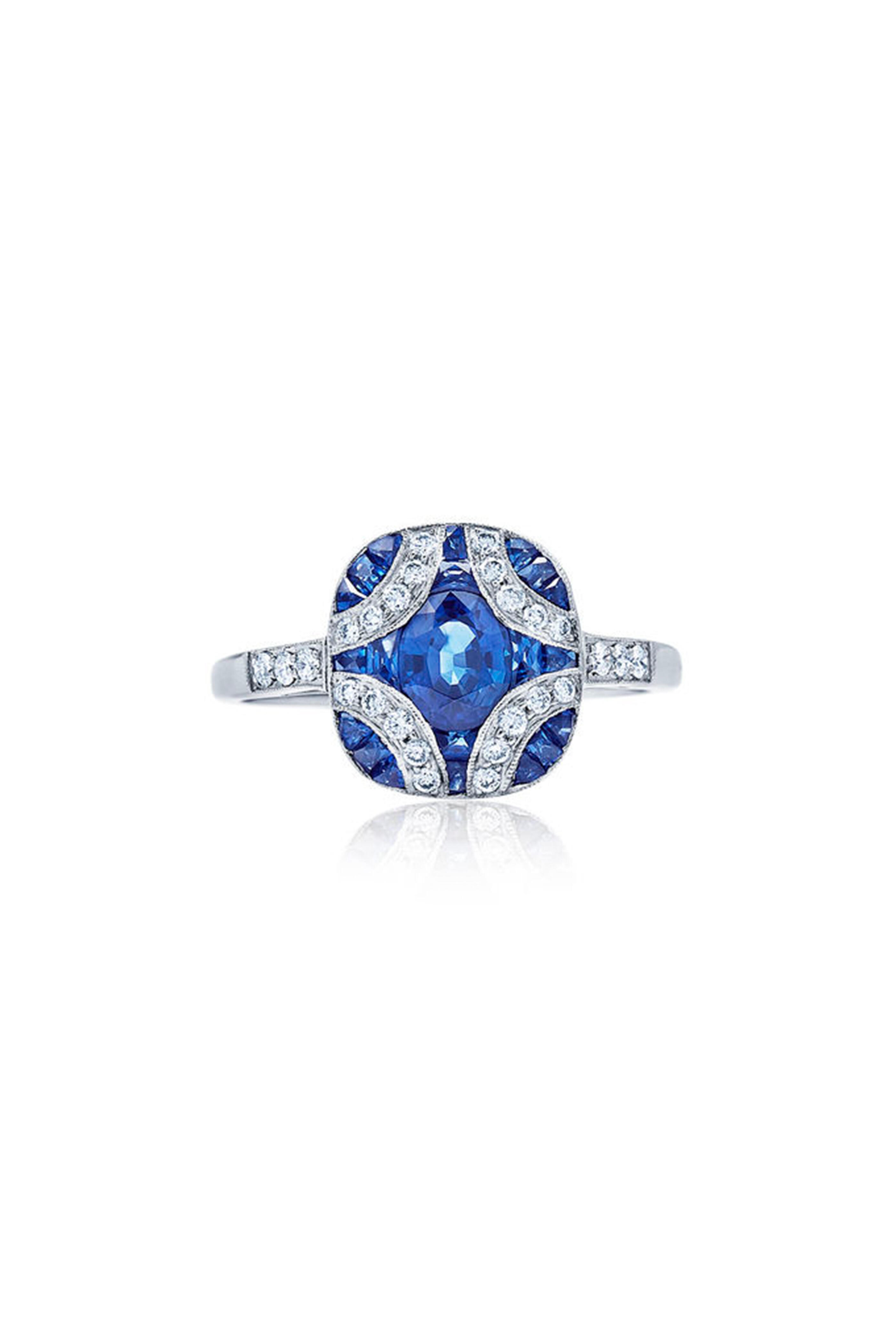 Kwiat - Argyle Blue Sapphire & Diamond Ring | Mitchell Stores