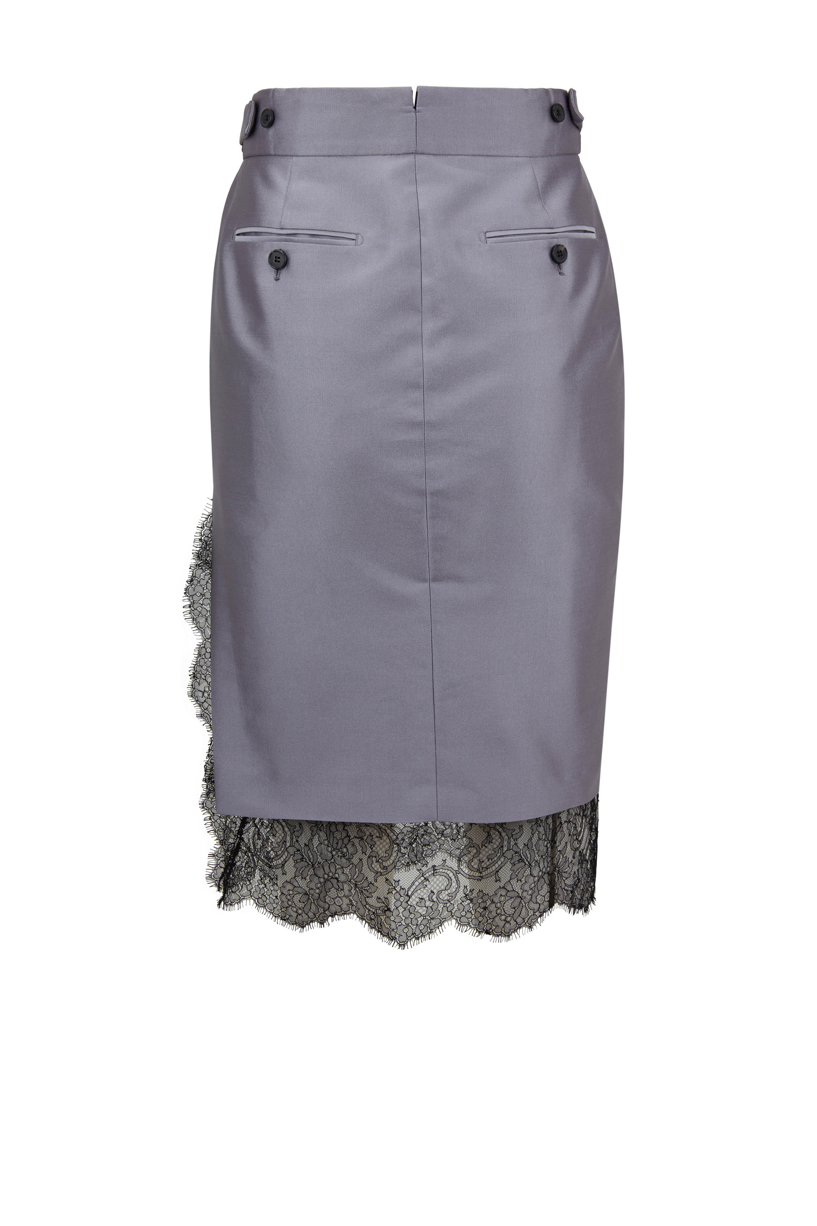 スカート TOM FORD Pencil skirt TOM FORD Drawstring Pencil Skirt | White | FARFETCH
