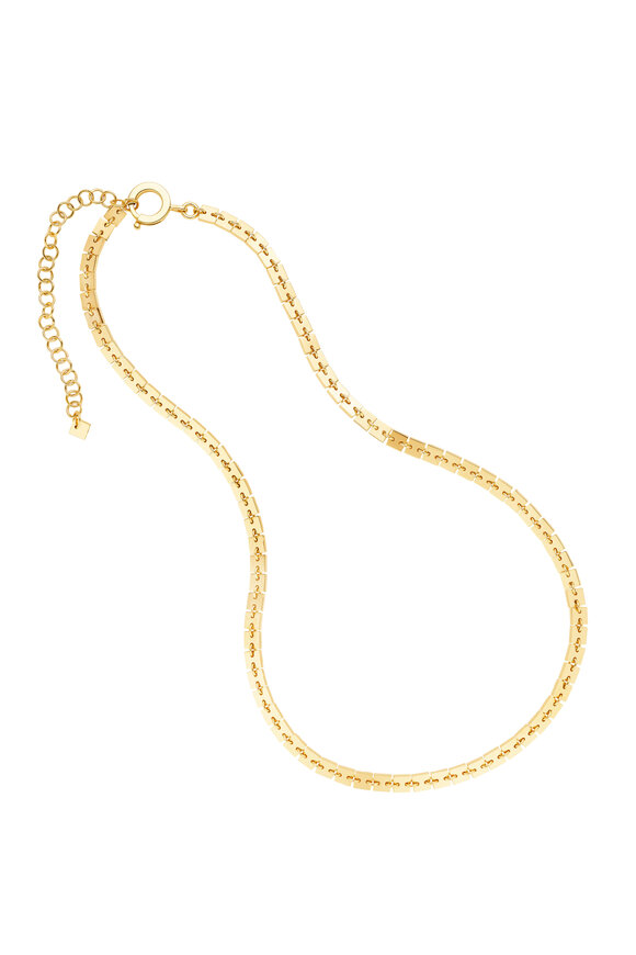 Cadar 18k Yellow Gold Square Choker - view 1