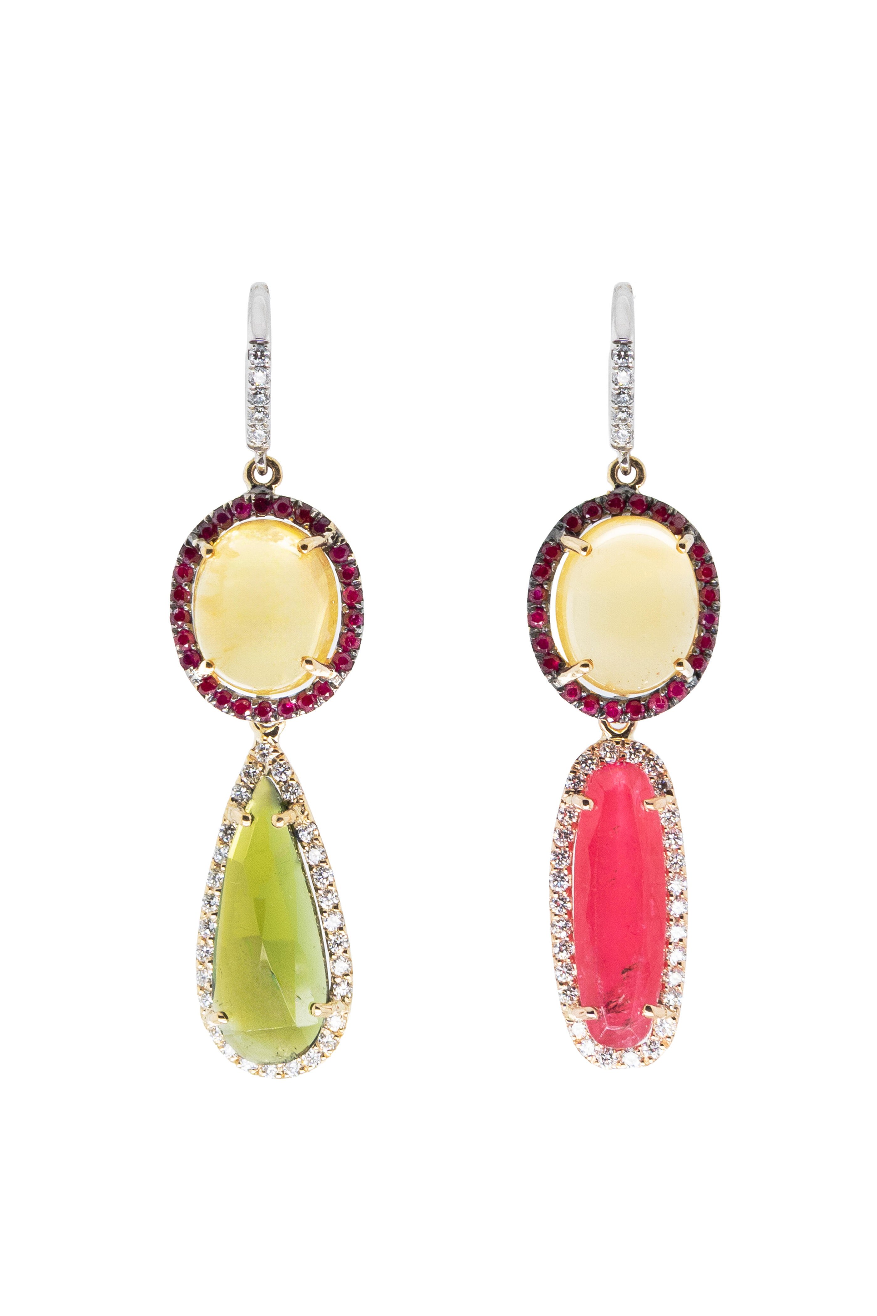 Sharon Khazzam - Baby Dash Golden Geryl Earrings