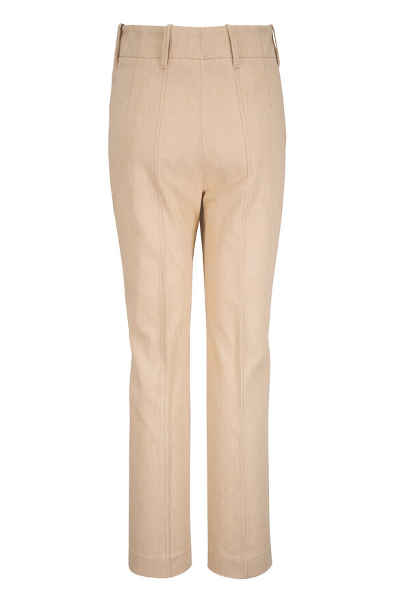 Akris Connor Beige Stretch Cotton Pant - view 4