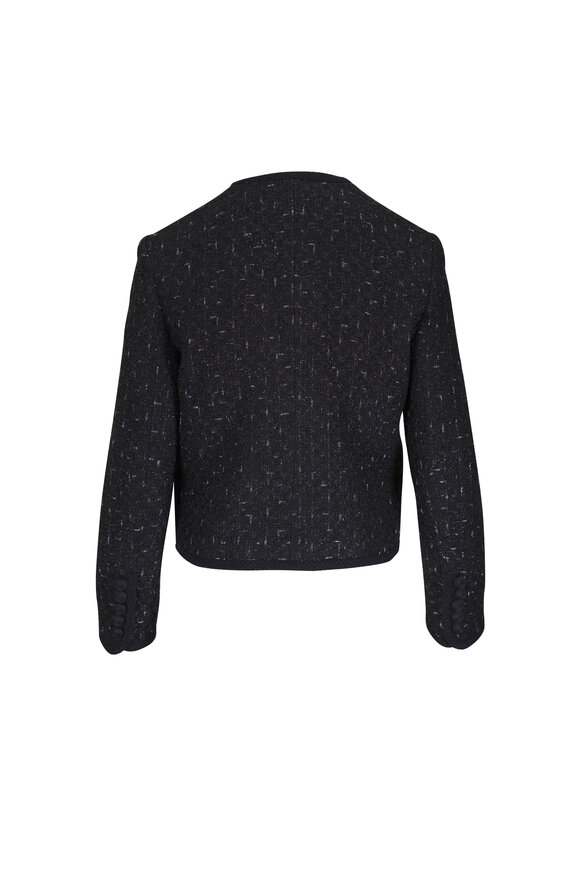 Veronica Beard Fendric Black Metallic Tweed Jacket - view 2